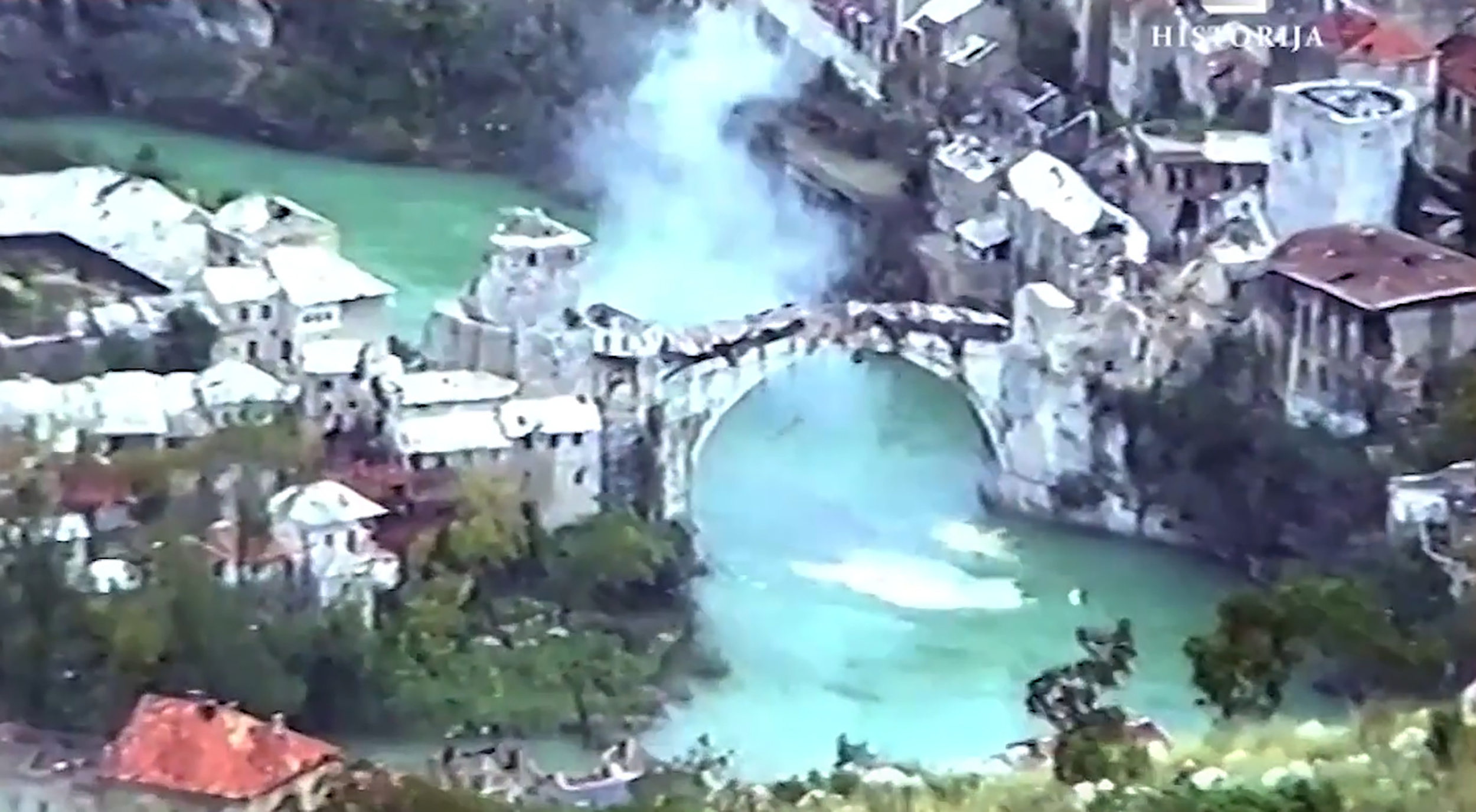 Rušenje mosta u Mostaru, Mostar