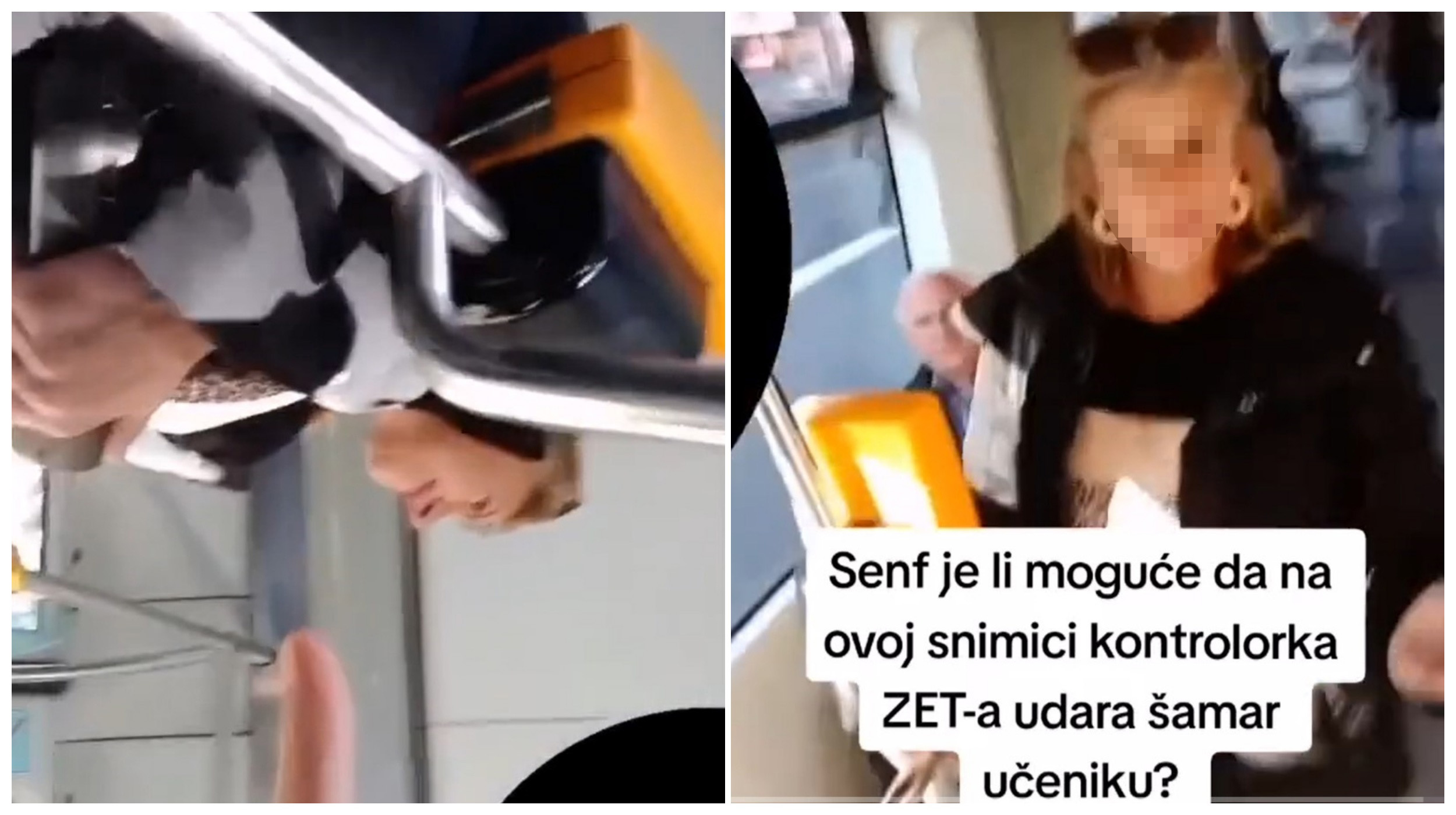 tramvaj, šamar