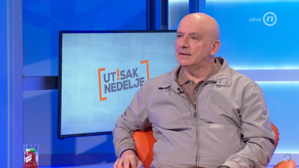 Ratko Ristić, emisija Utisak nedelje Foto: Nova
