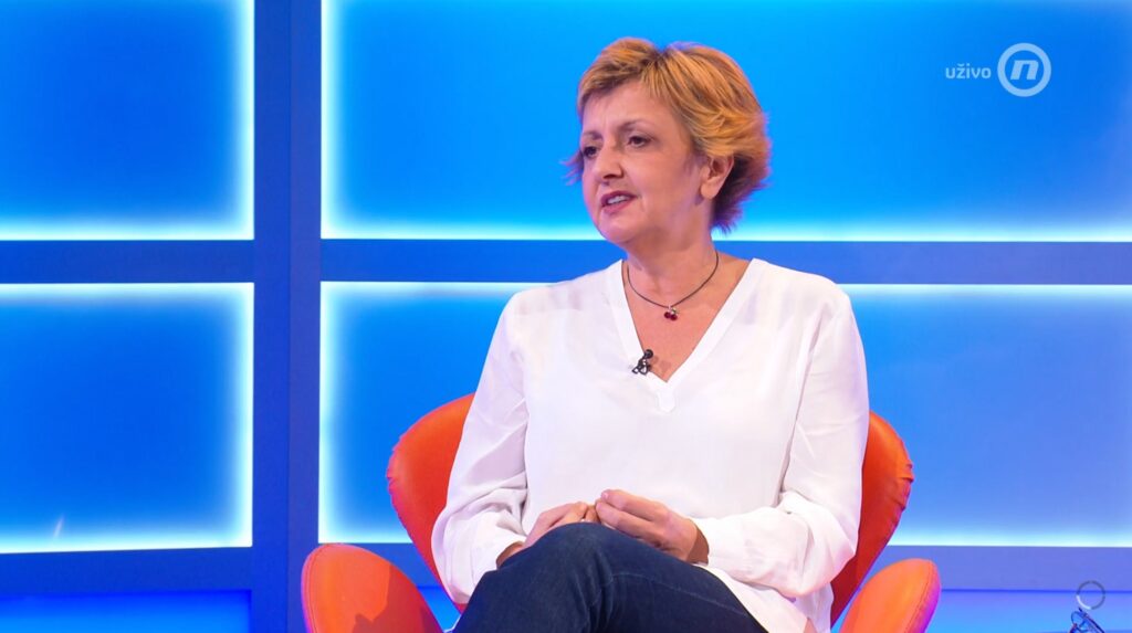 Biljana Stojković, emisija Utisak nedelje Foto: Nova