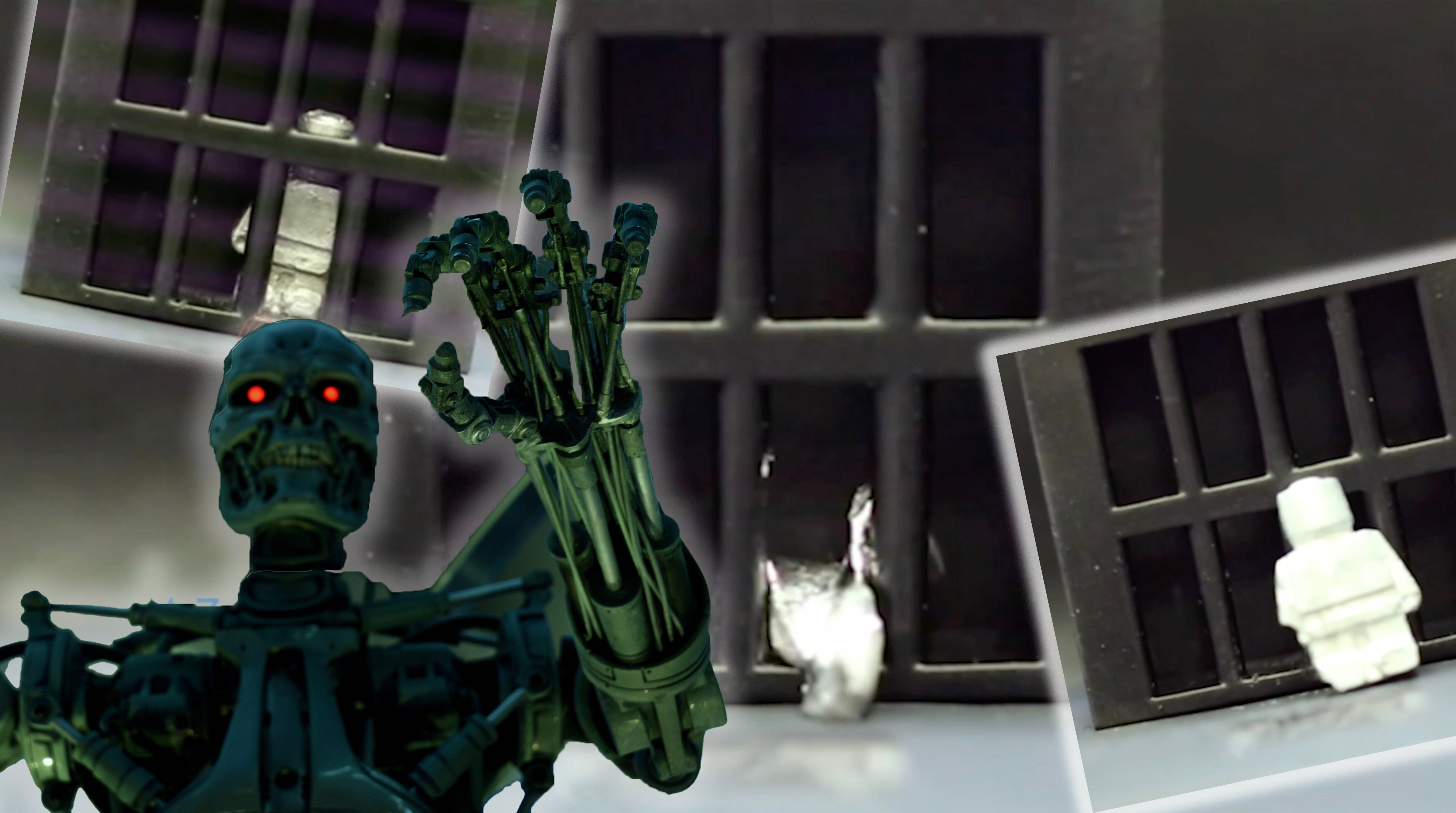 Robot that melts and reforms just like Terminator movie killer.