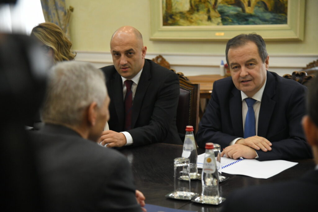 Beograd 27. mart 2023. Sastanak ministra spoljnih poslova Ivice Dacica i ambasadora Rusije u Srbiji Aleksandra Bocan Harcenka Foto:Nemanja Jovanović/Nova.rs