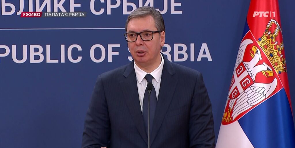 Aleksandar Vučić Foto: Printscreen/RTS