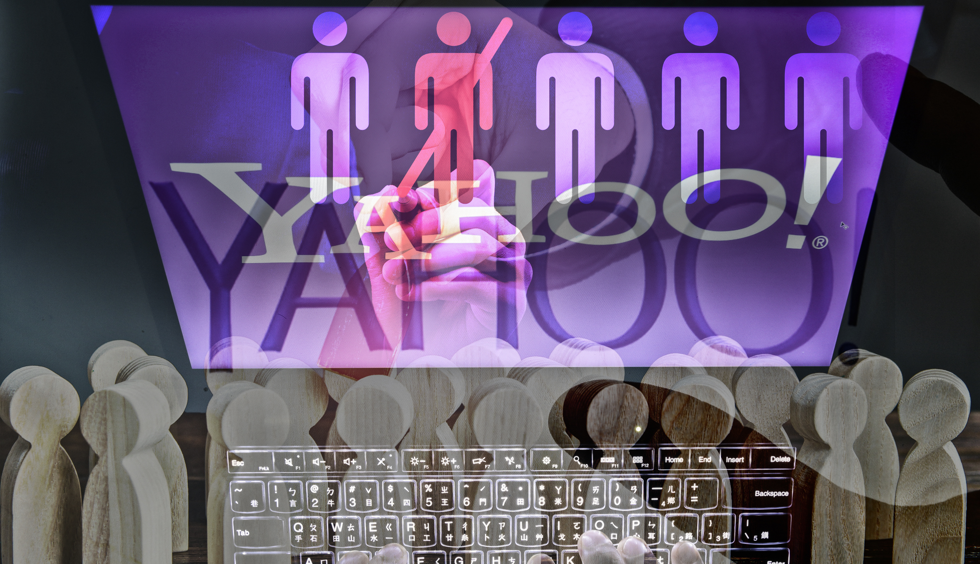 New Yahoo logo
