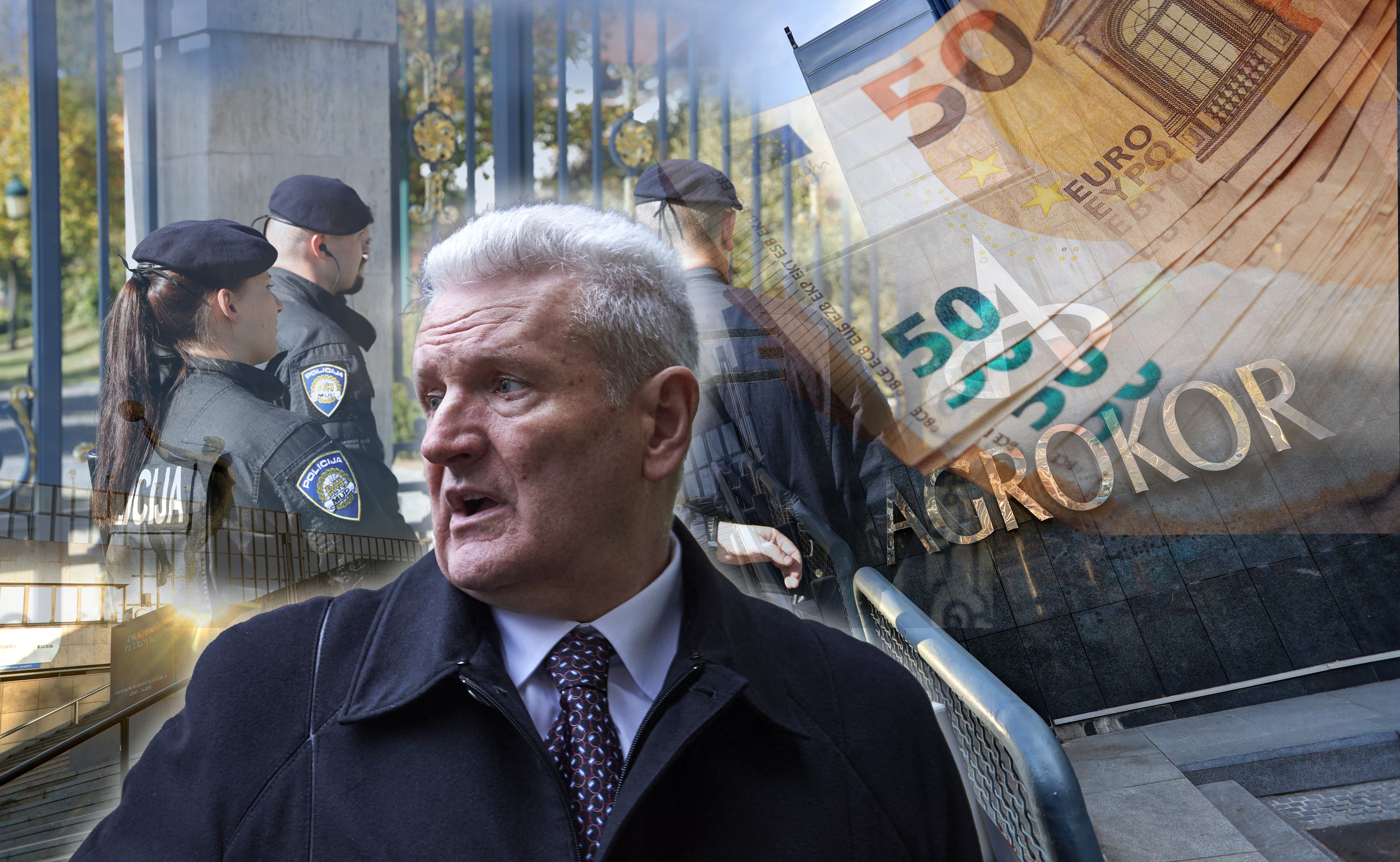 Picture shows sign and a main building of the Croatian food and retail concern Agrokor d.d. on 31. March 2017 in Zagreb, Croatia.