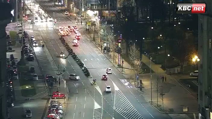 Skupština Srbije, Trg Nikole Pašića, završen protest, gotov protest, saobraćaj pušten Foto: Naxi kamere