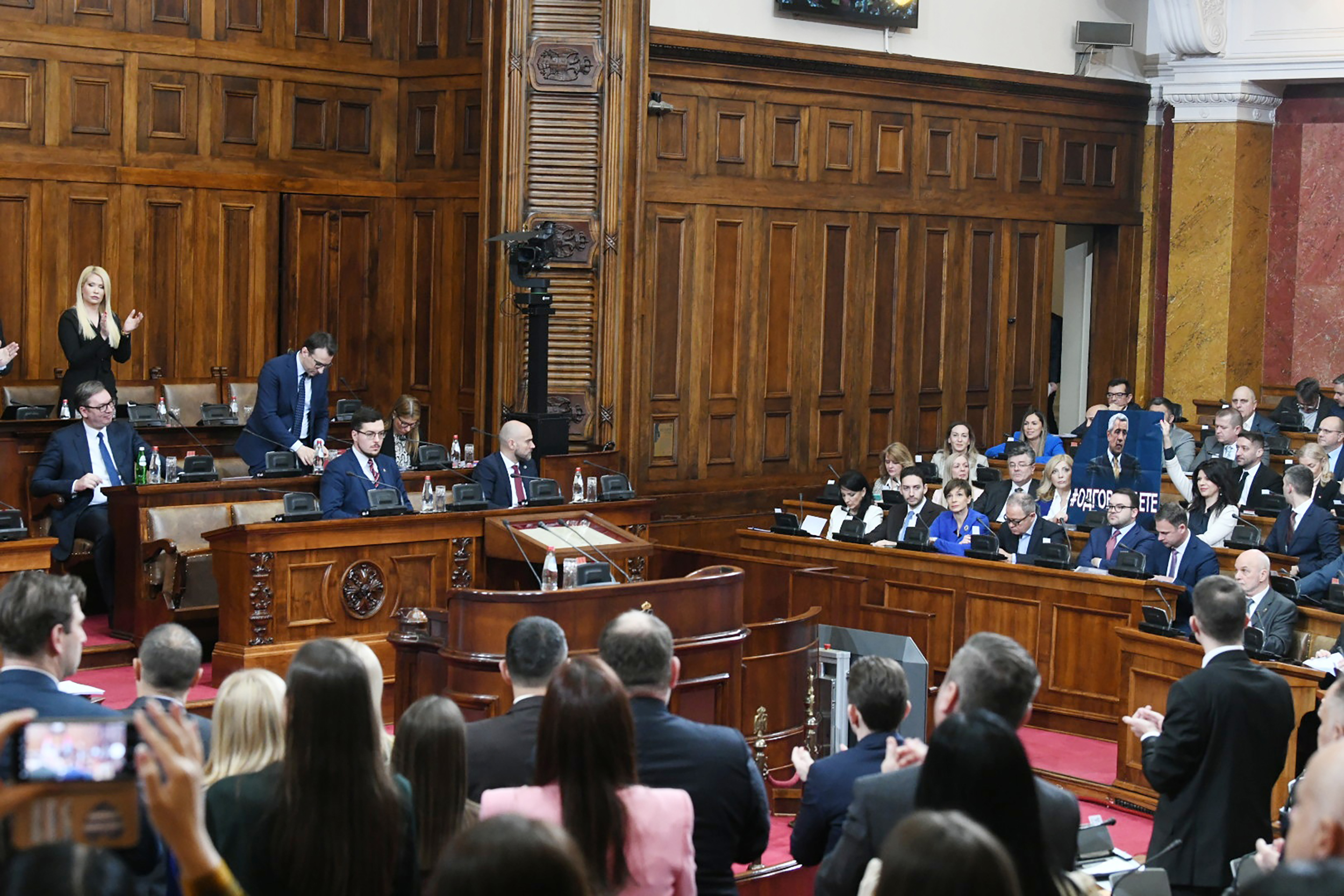 Beograd 02.02.2023. Sednica Skupstine Srbije, skupstina, izvestaj o pregovorima sa Pristinom,