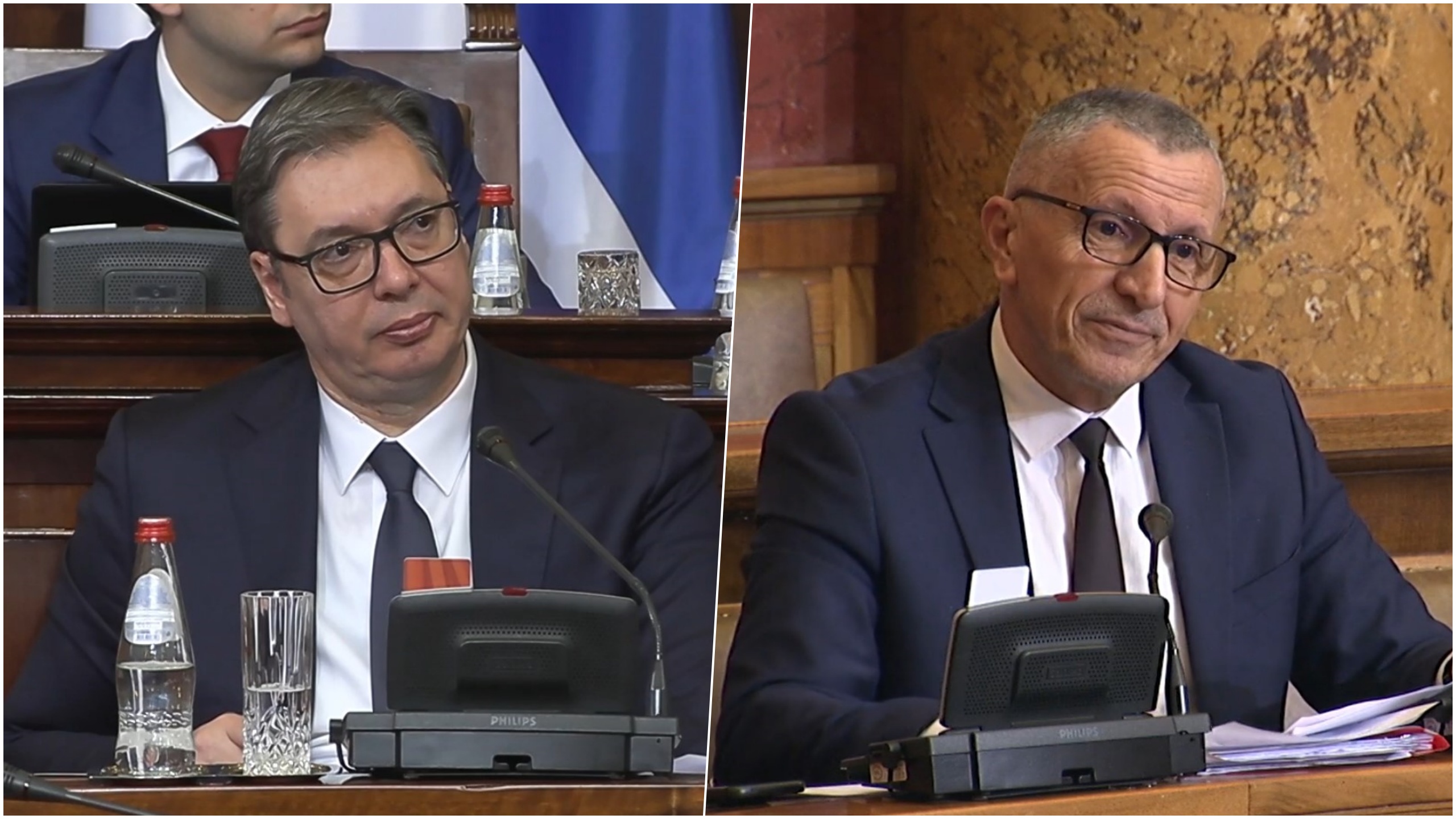 Aleksandar Vučić i Šaip Kamberi Foto: Printscreen/RTS