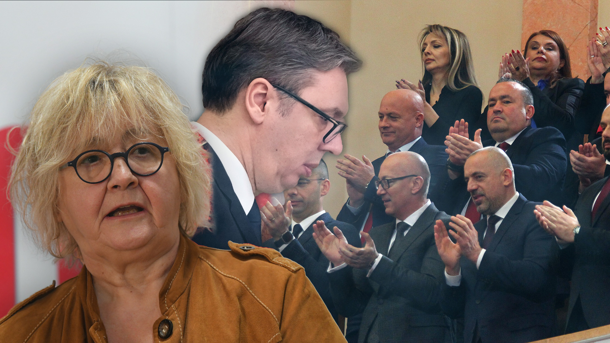 Rada Trajković, Milan Radoičić, Aleksandar Vučić