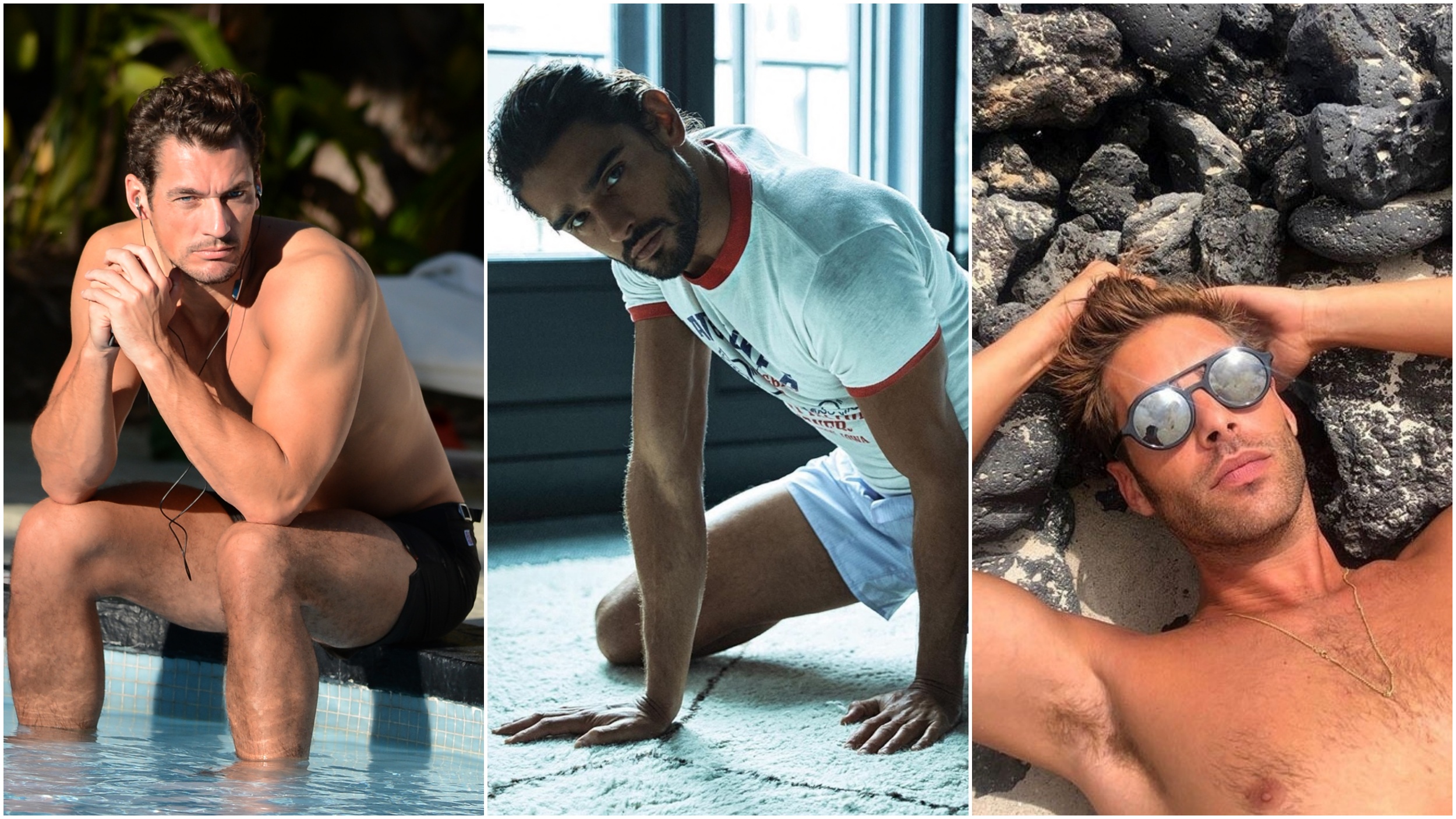 Marlon Teixeira David Gandy Celebrity Social Media Photos