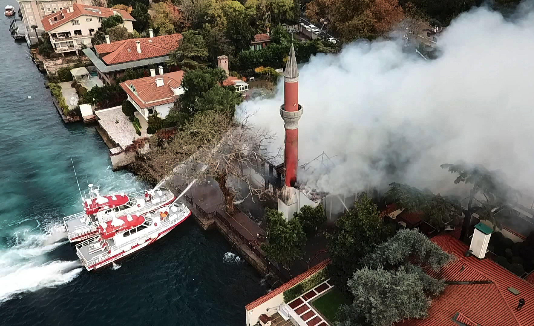 Turkey Mosque Fire Turska pozar dzamija