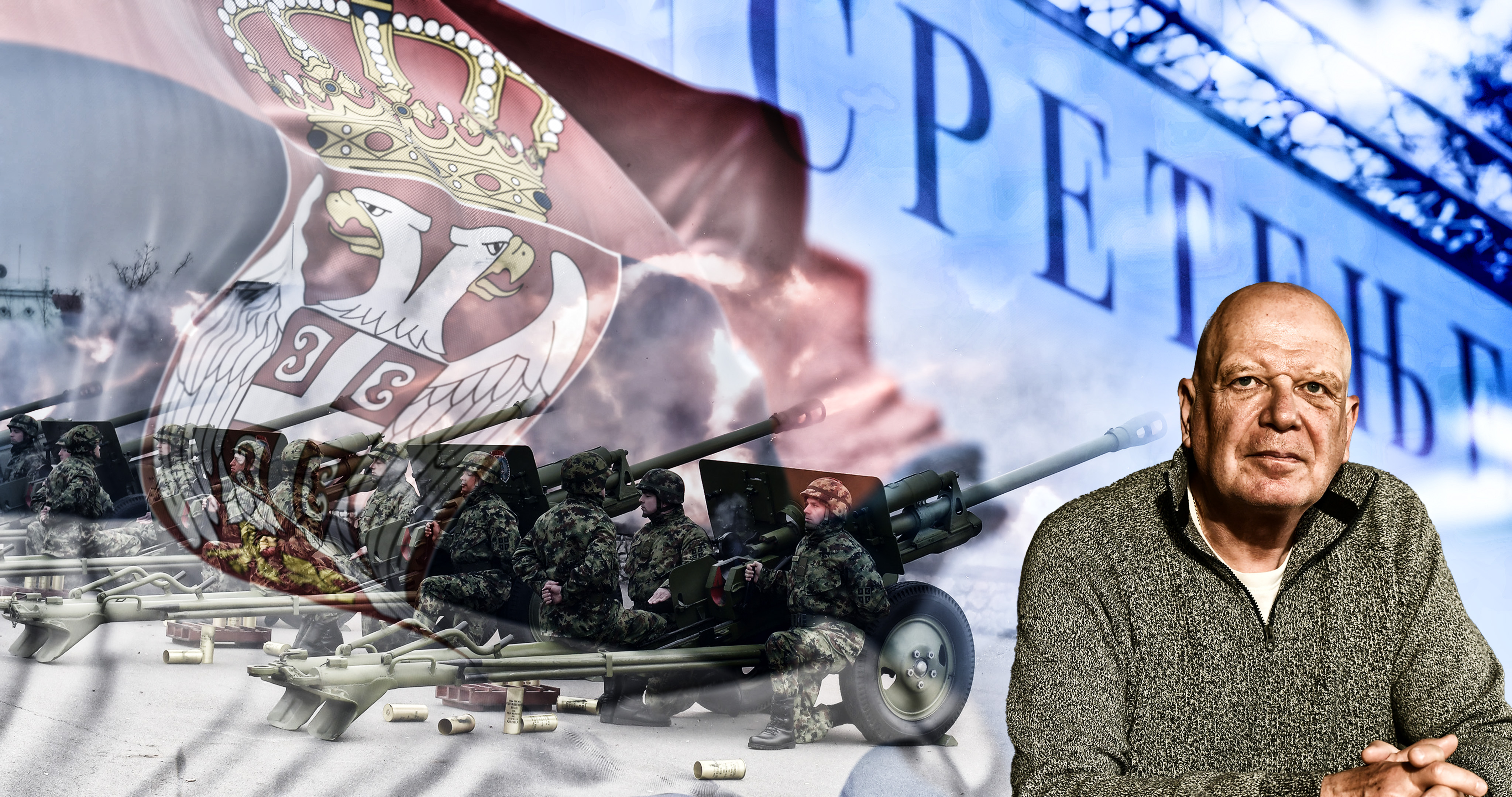 Detail,Of,The,National,Flag,Of,Serbia,Waving,In,The