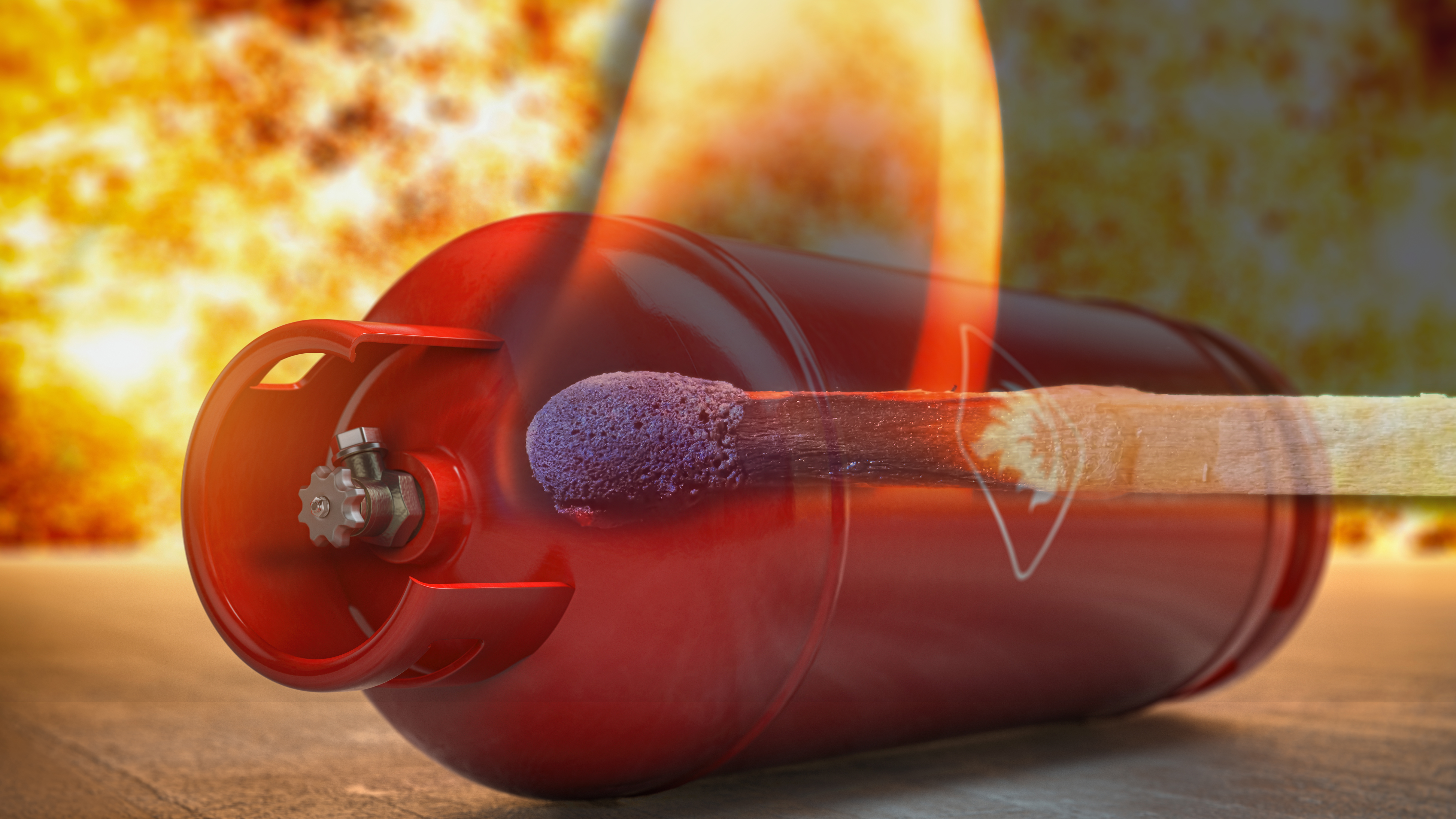 plinske boce
eksplozija
šibica zapaljena kombo