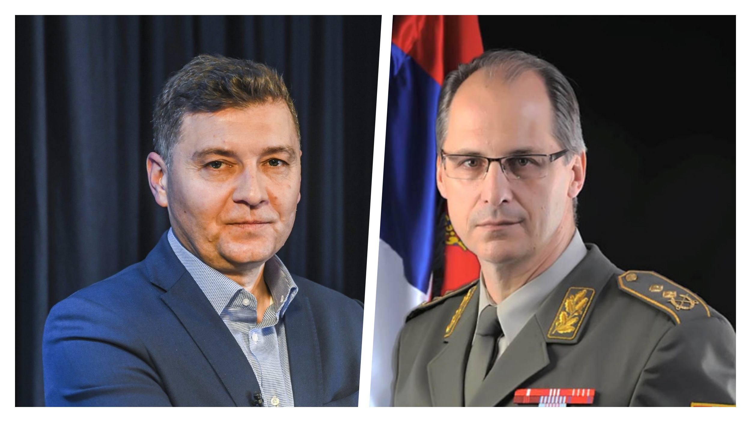 kombo: general Petar Radojčić  i Nebojša Zelenović.