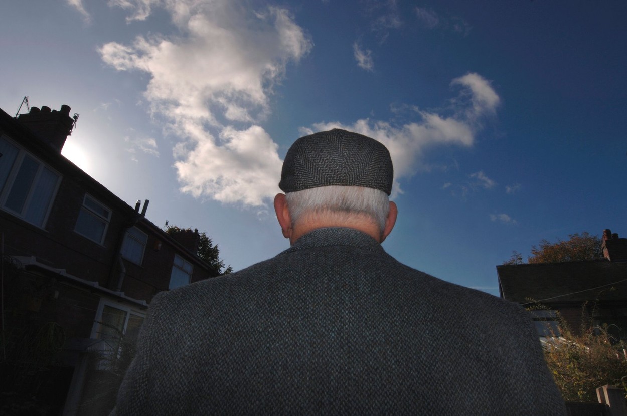 Photograph Of A 75yr Old Man Taken From Behind.,Image: 102528284, License: Rights-managed, Restrictions: , Model Release: yes, Credit line: MasPix / Alamy / Profimedia