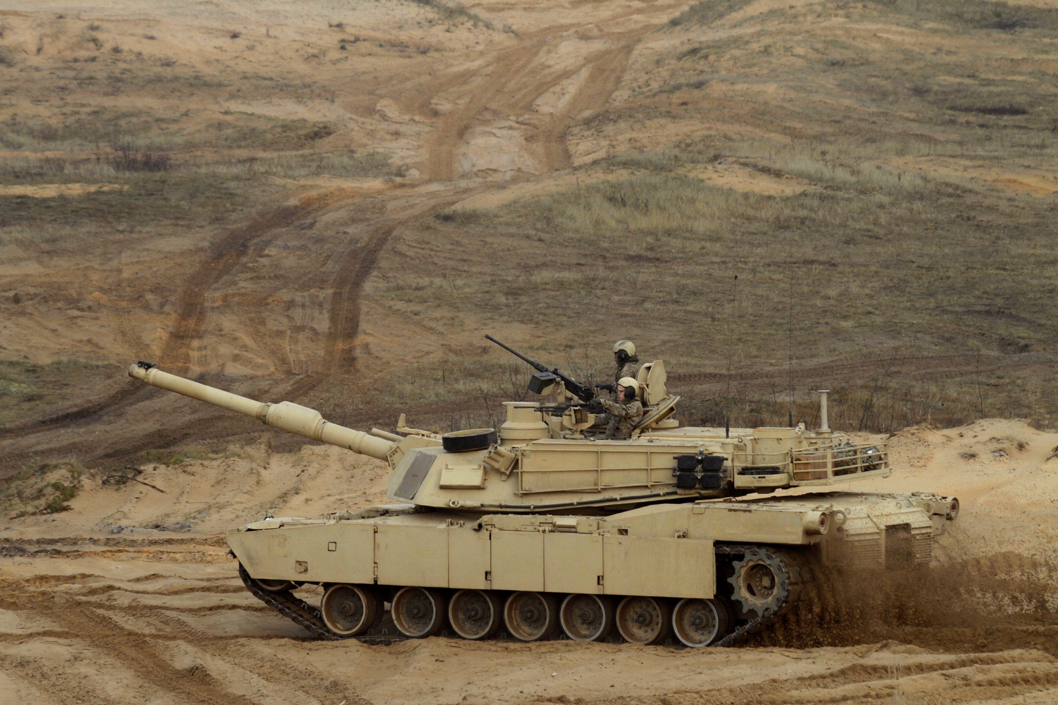 američki tenkovi US Army joins military maneuver in Latvia