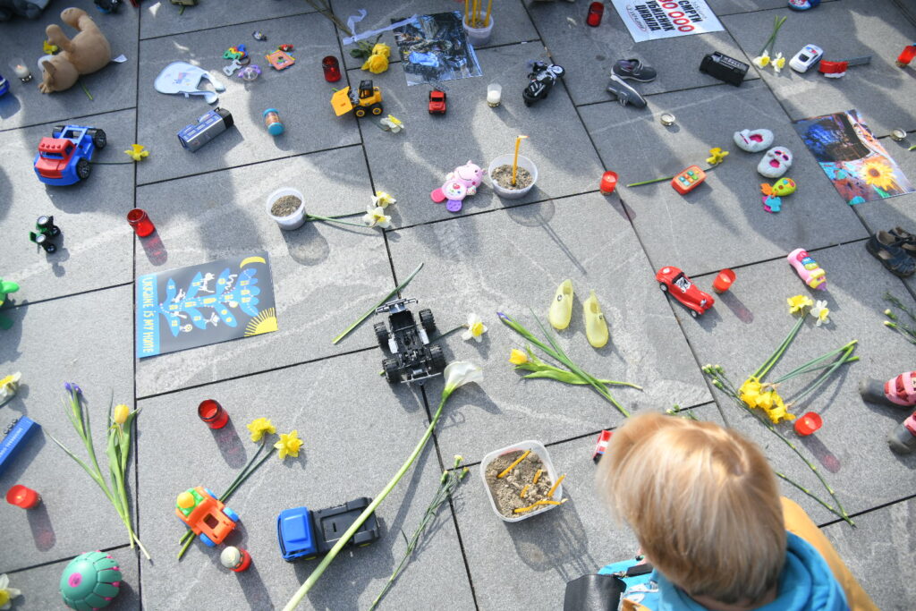 beograd 24.02.2023 ukrajina godišnjica ukrajina rat podrska ukrajini
