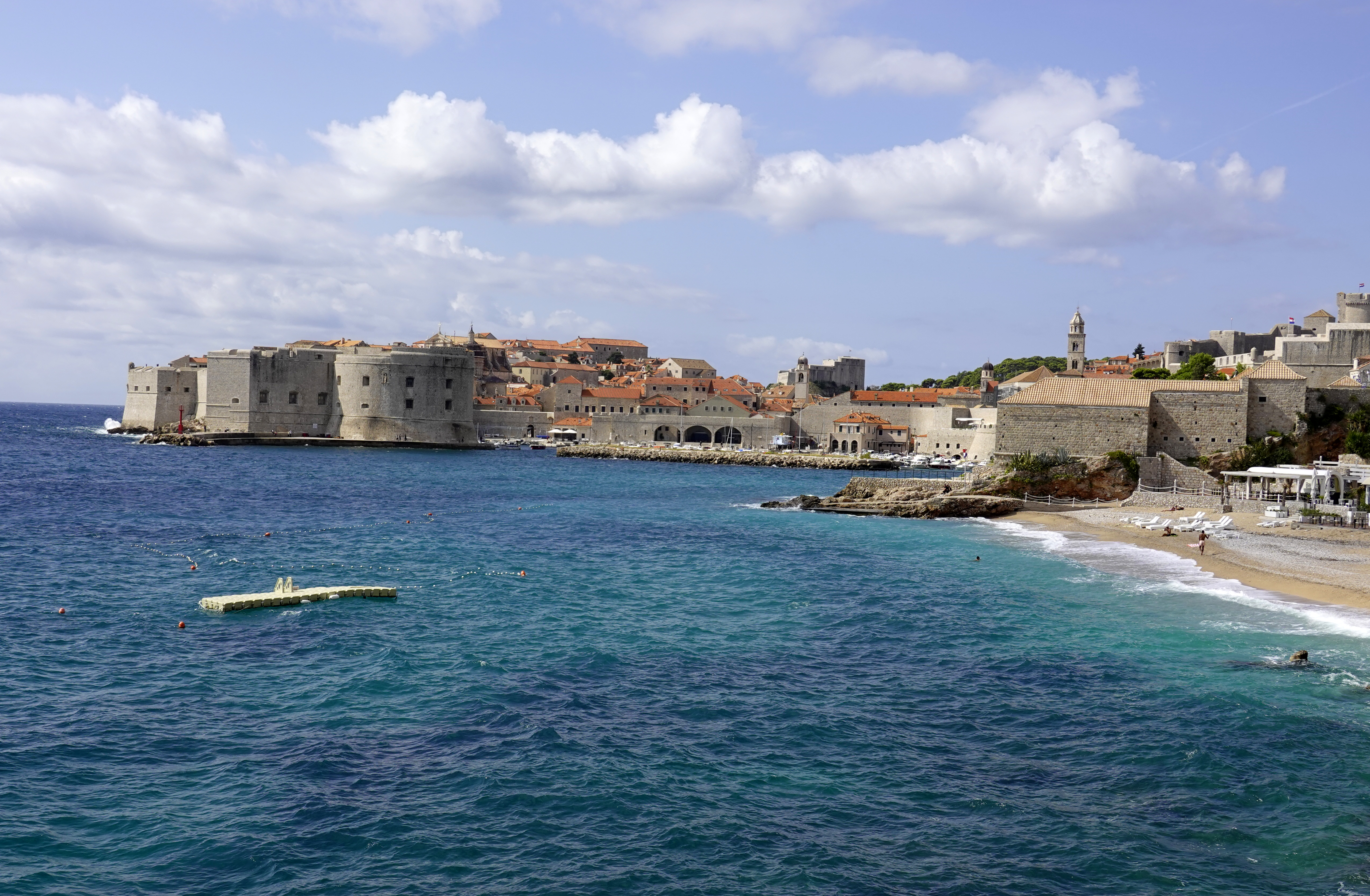 epa08714945 A view of the city skyline during a visit by US Secretary of State Mike Pompeo, in Dubrovnik, Croatia, 02 October 2020.  EPA-EFE/ANTONIO BAT