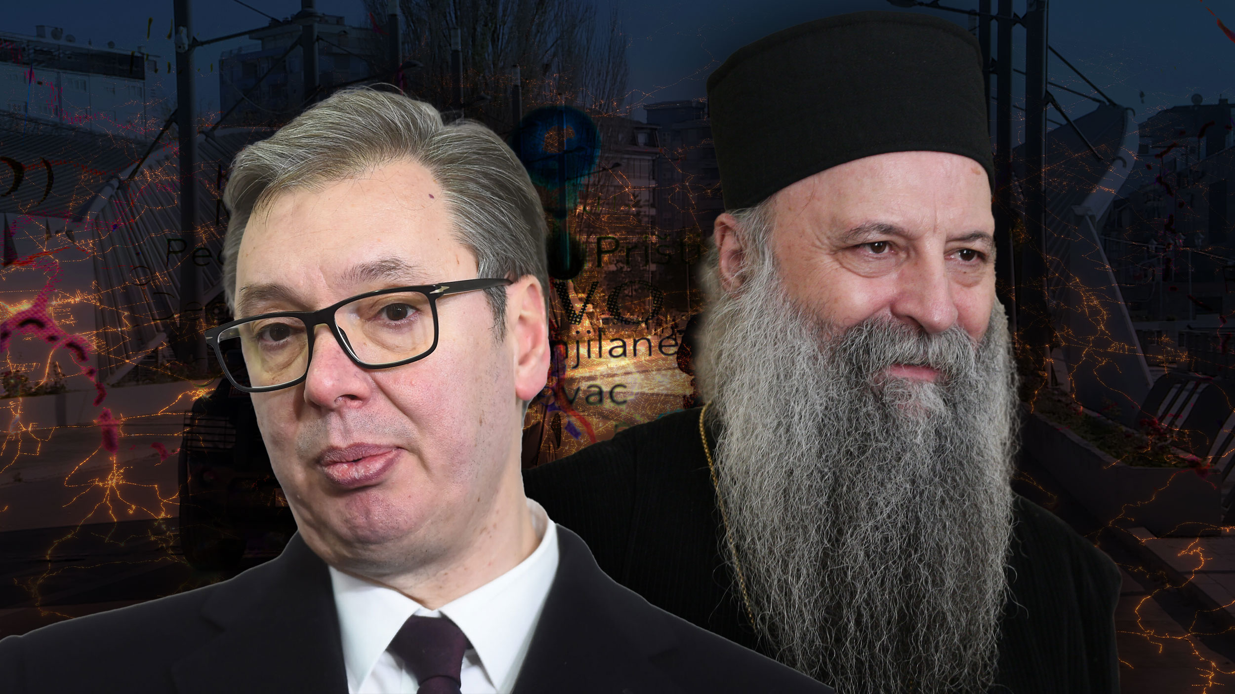 Aleksandar Vučić, patrijarh Porfirije, Kosovo