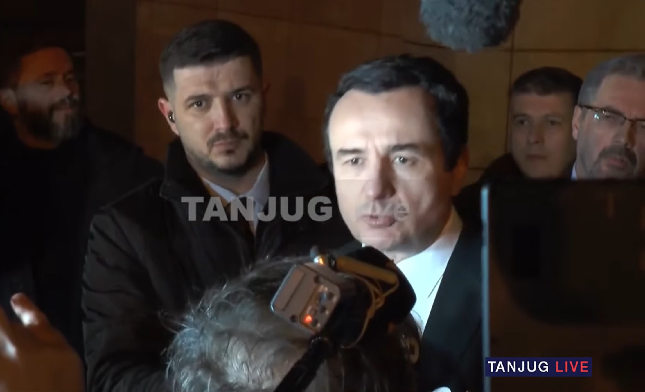 Aljbin Kurti Brisel posle sastanka