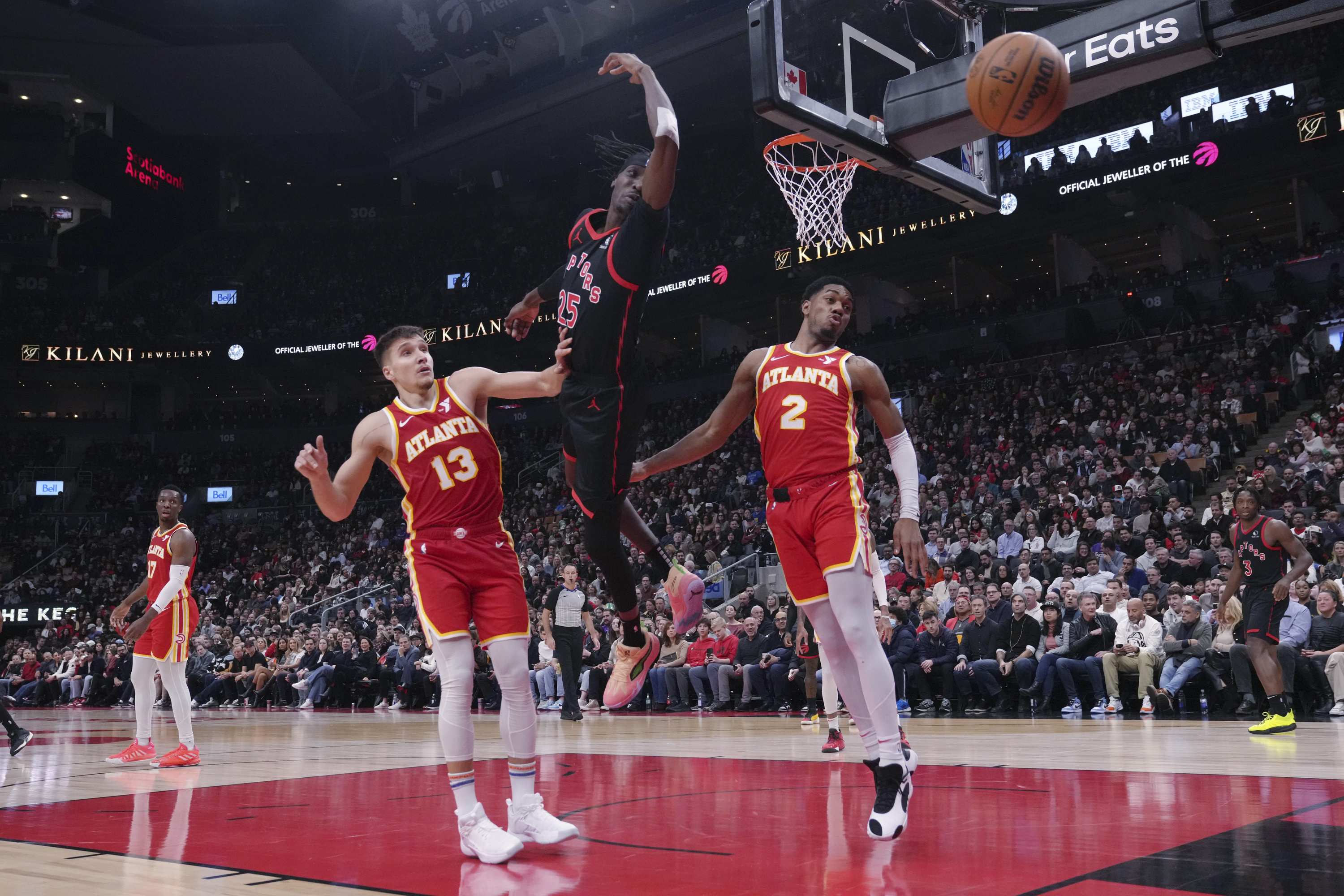 Hawks Raptors Basketball