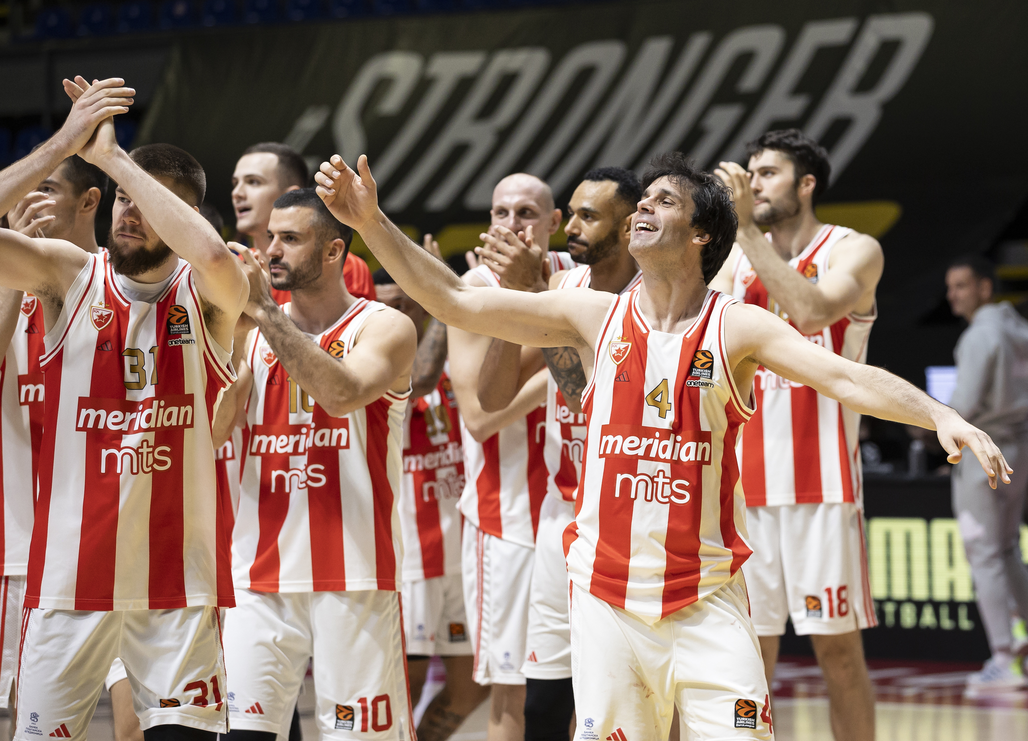 during the 2023/2024 Turkish Airlines EuroLeague match between Maccabi and Crvena Zvezda at Aleksandar Nikolic Hall (Pionir) on December 21, 2023 in Belgrade, Serbia. (Photo by Srdjan Stevanovic/Starsport.rs ©)