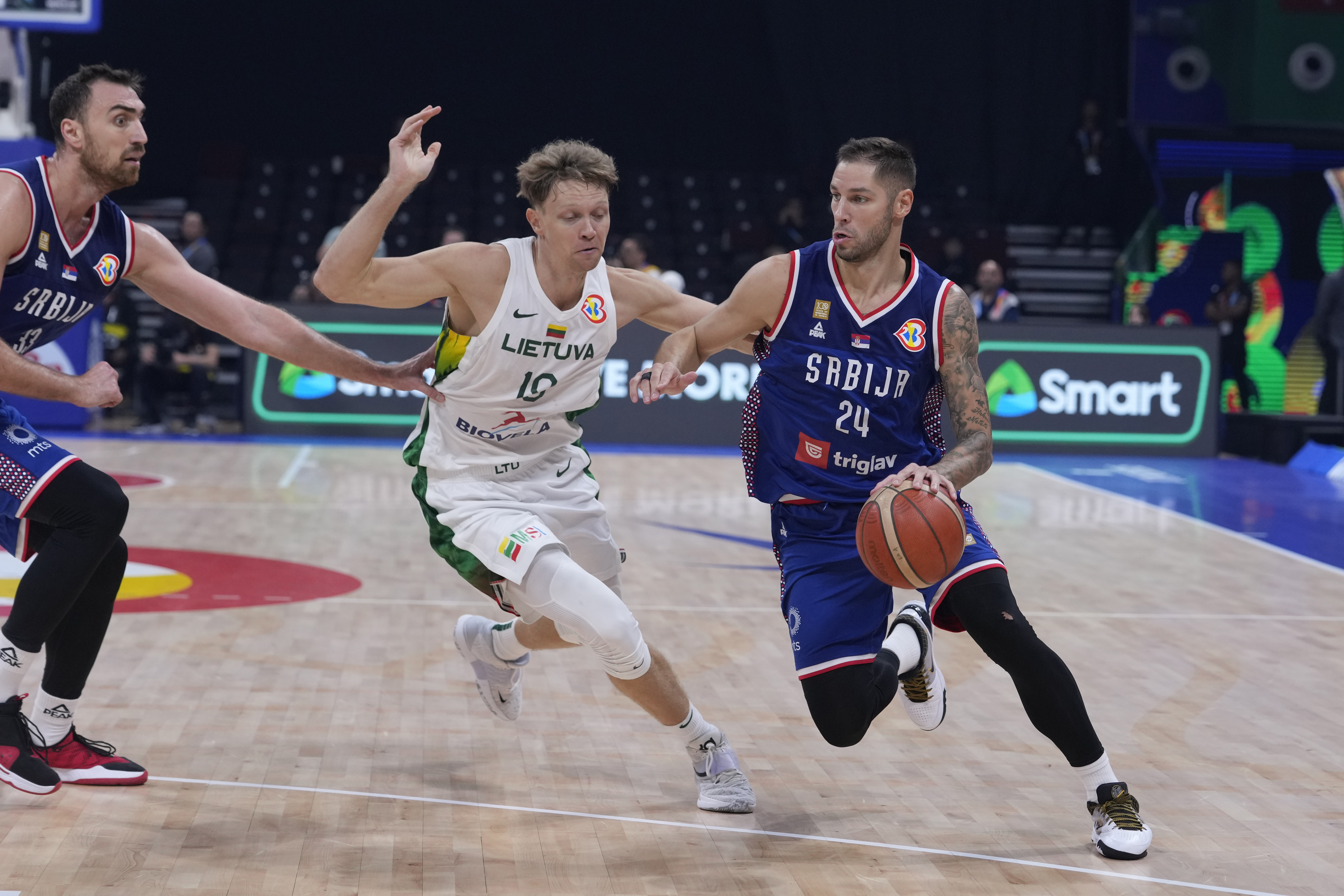 World Cup Lithuania Serbia Basketball