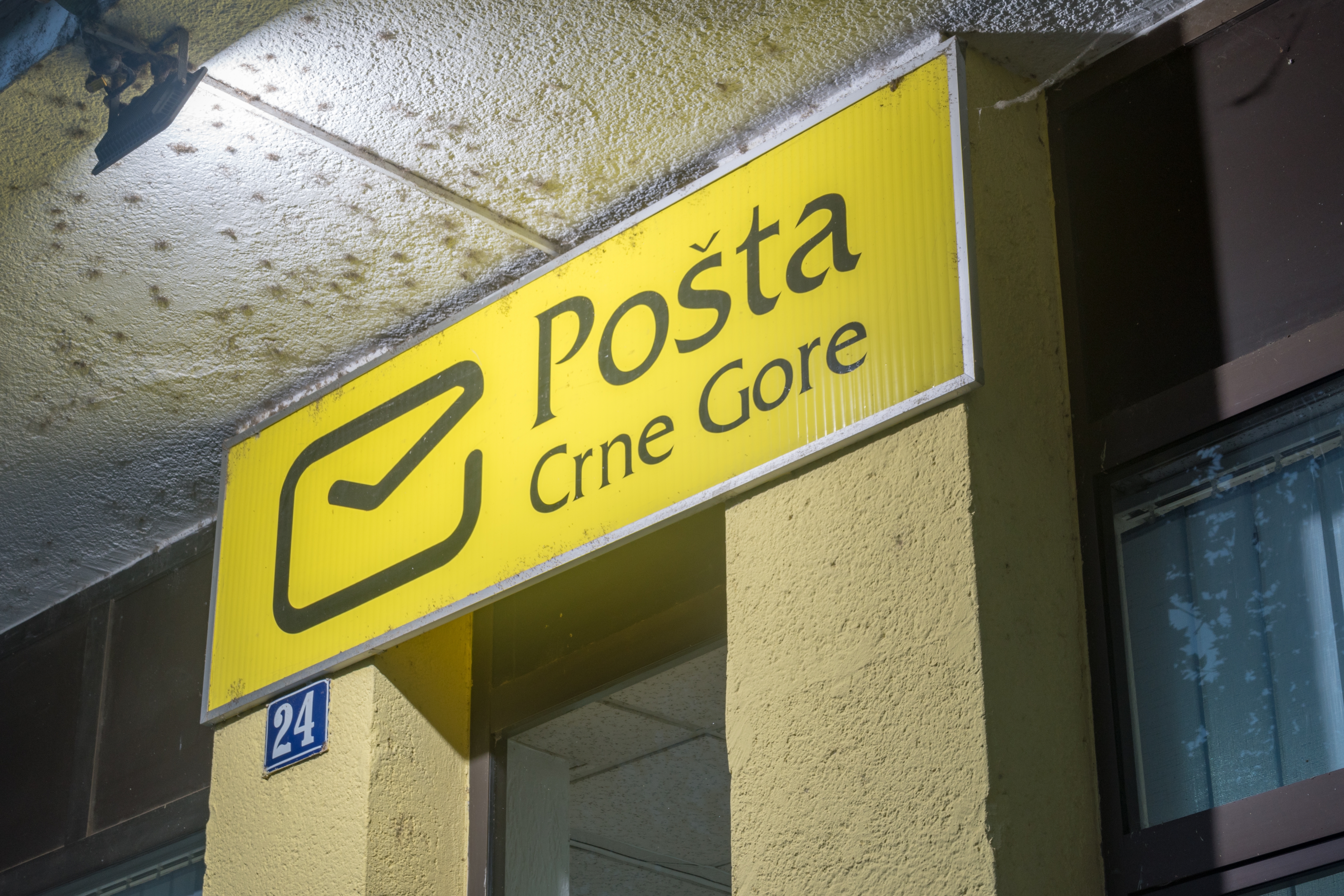 Pošta, Crna Gora