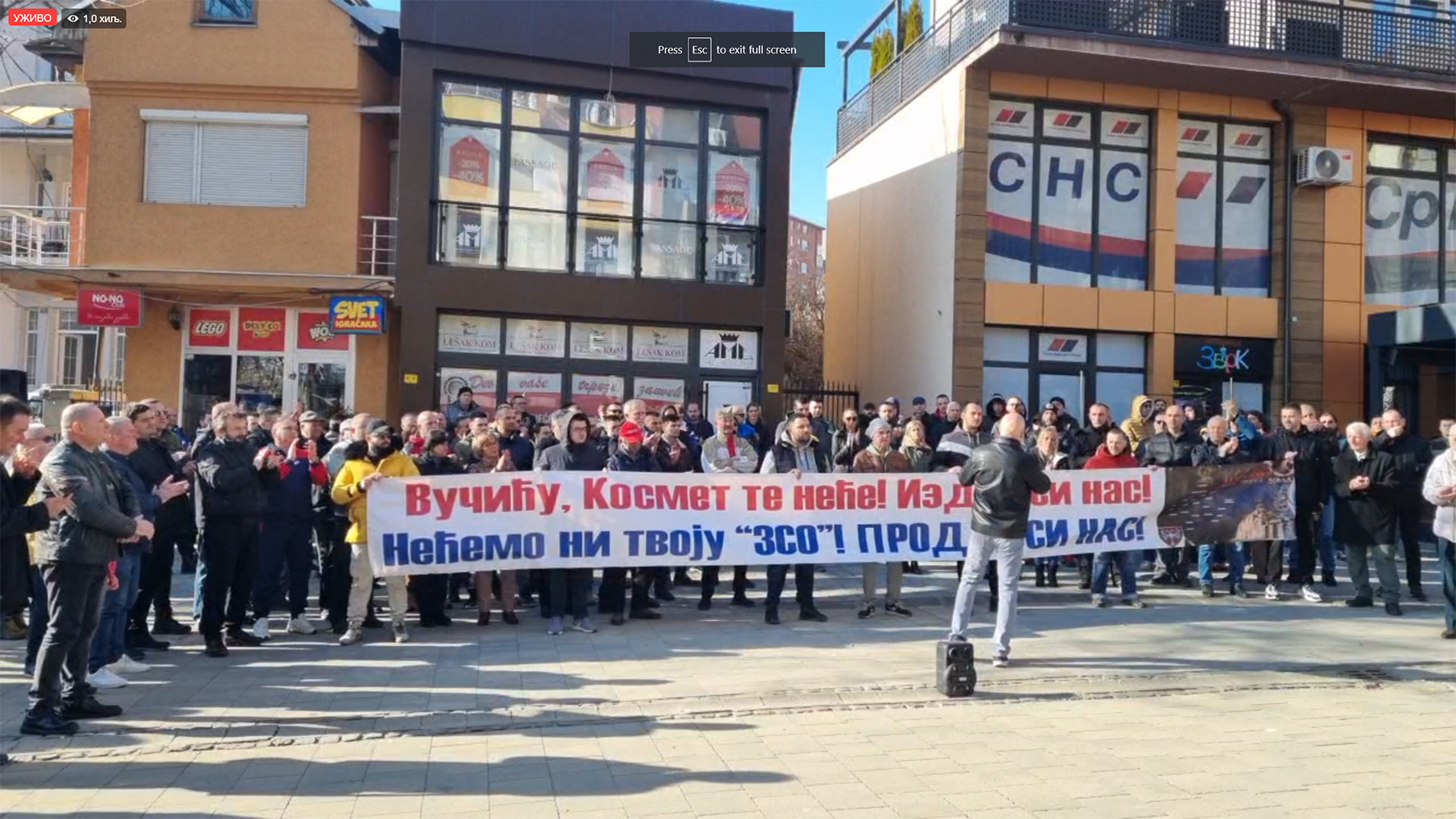 mitrovica protest