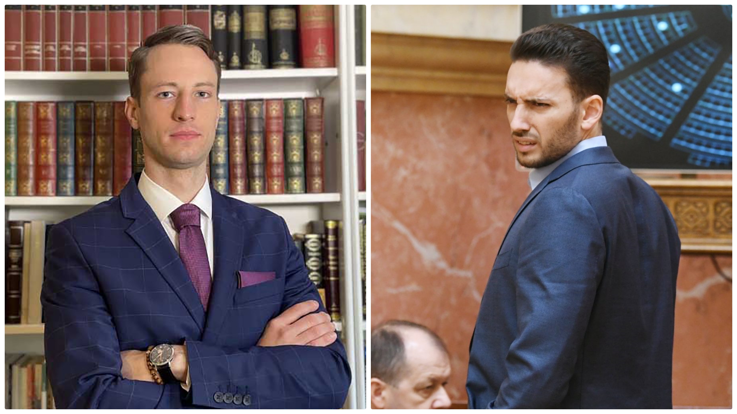 Aleksandar Ljubomirović (Narodna stranka) i Pavle Grbović.