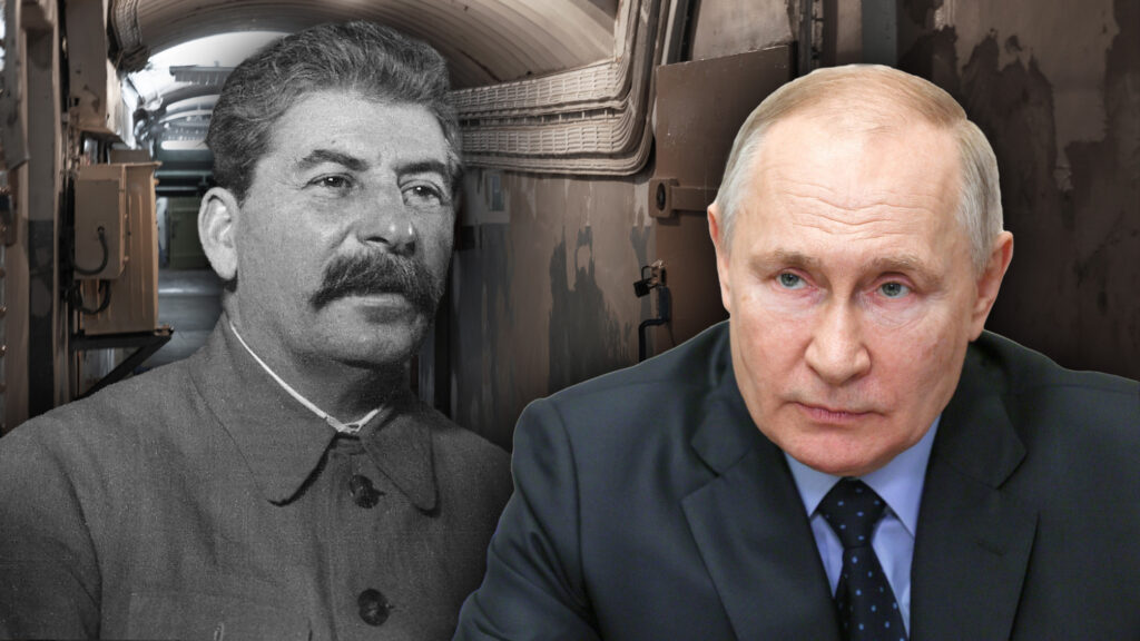 Staljin, Putin, Bunker