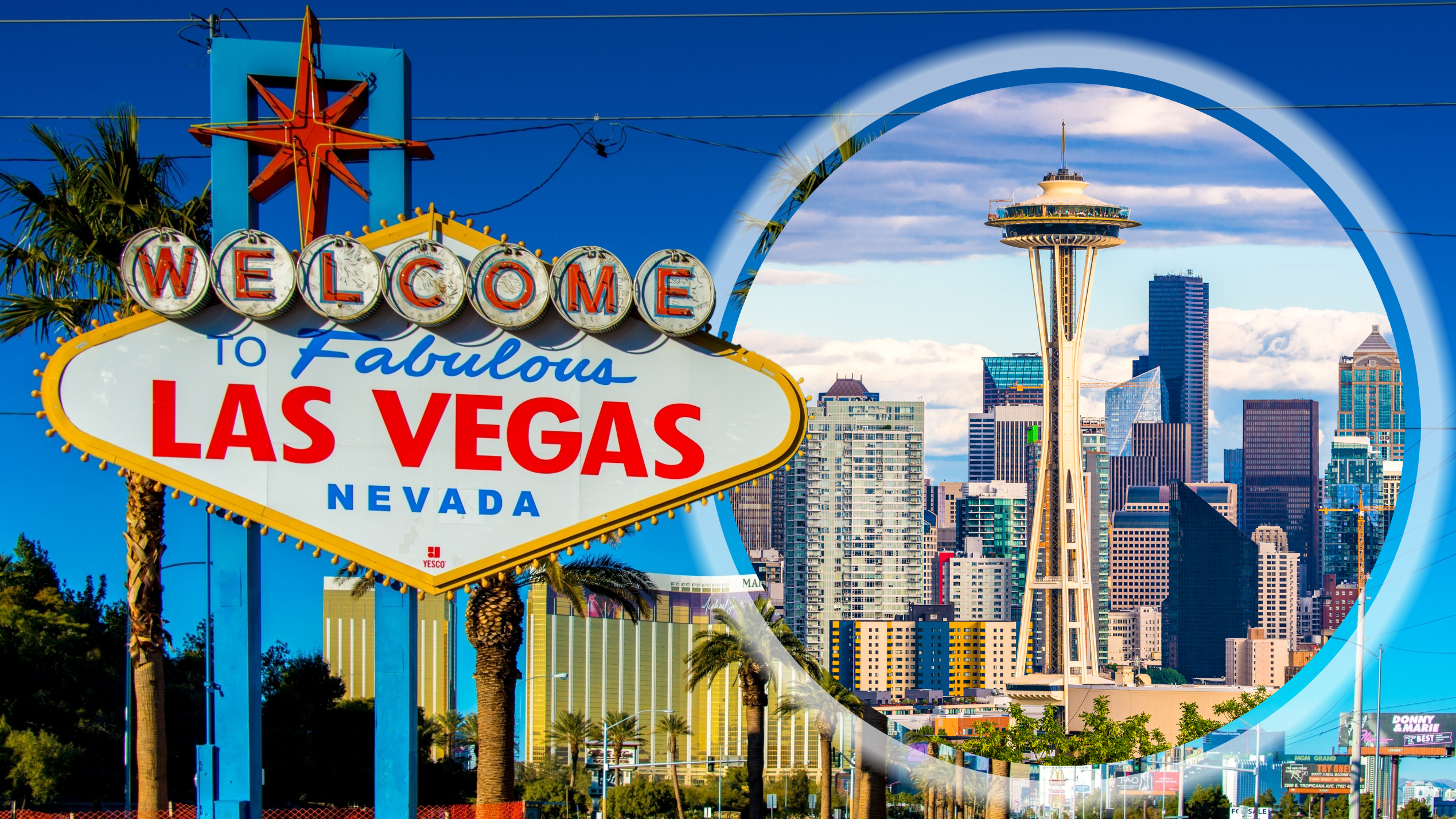 Las Vegas, Sijetl, kombo Foto: Shutterstock