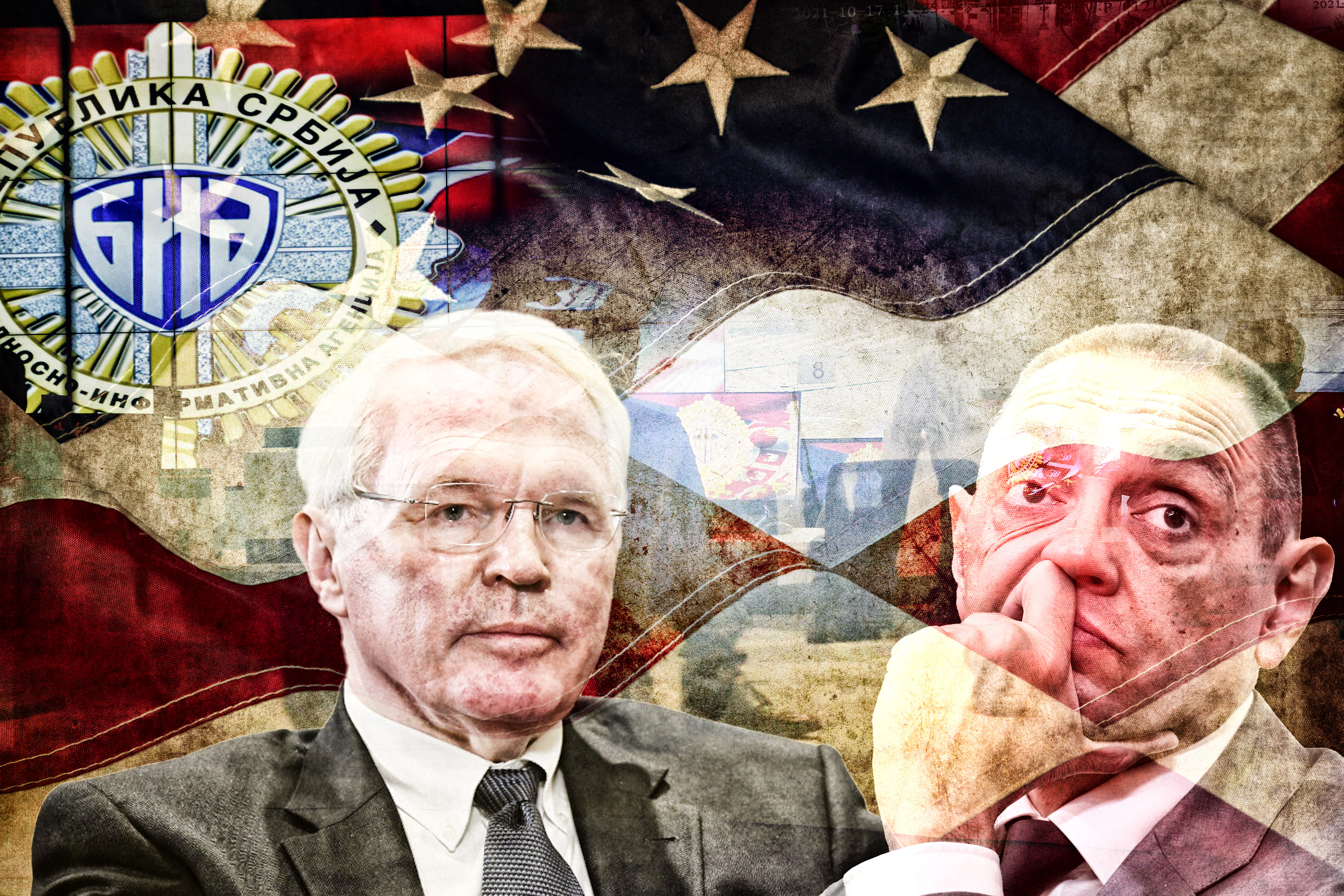 Closeup of grunge American flag