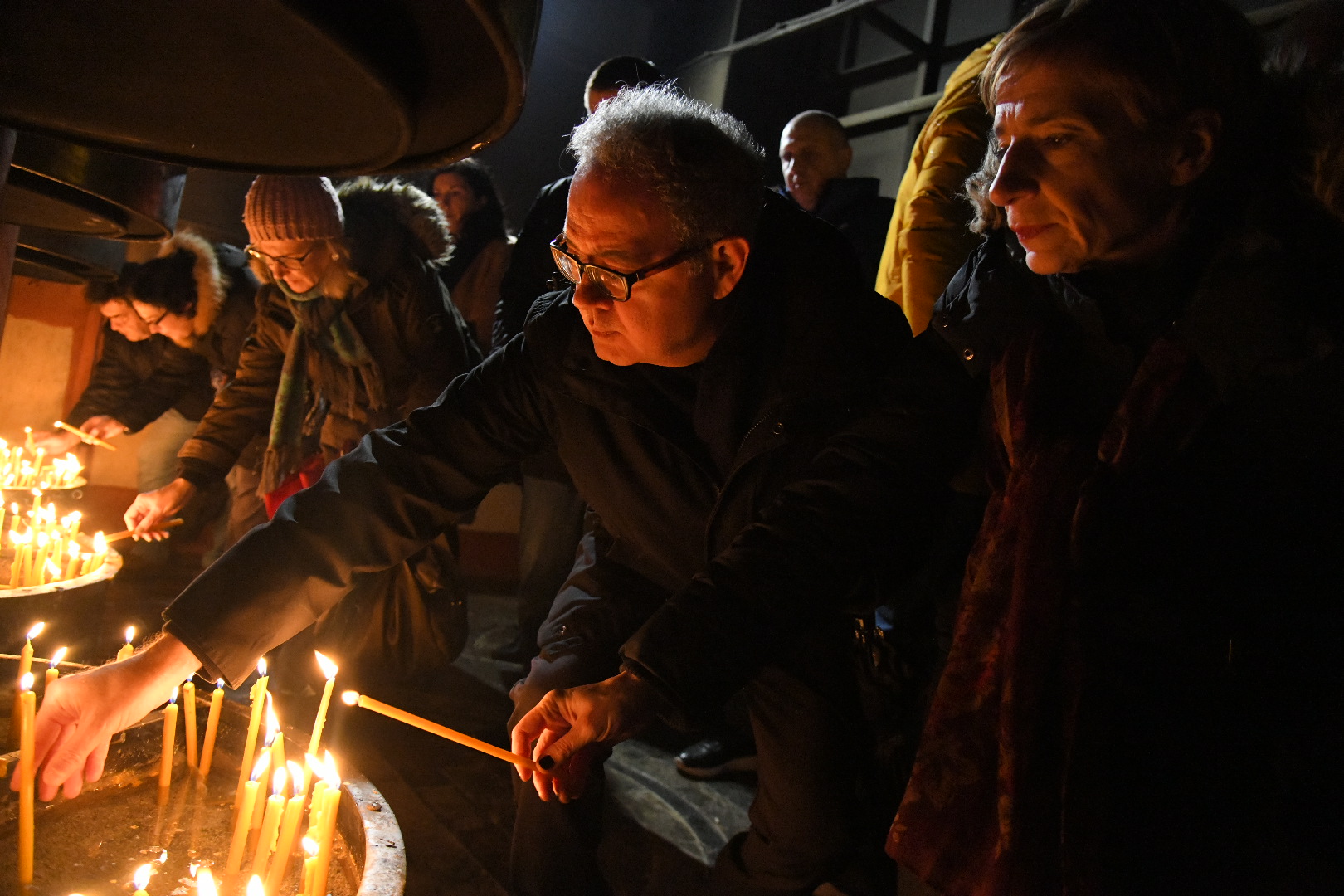 Beograd 16.01. 2023. Pomen za Olivera Ivanovića, ispred crkve Svetog Marka Foto: Nemanja Jovanović/Nova.rs