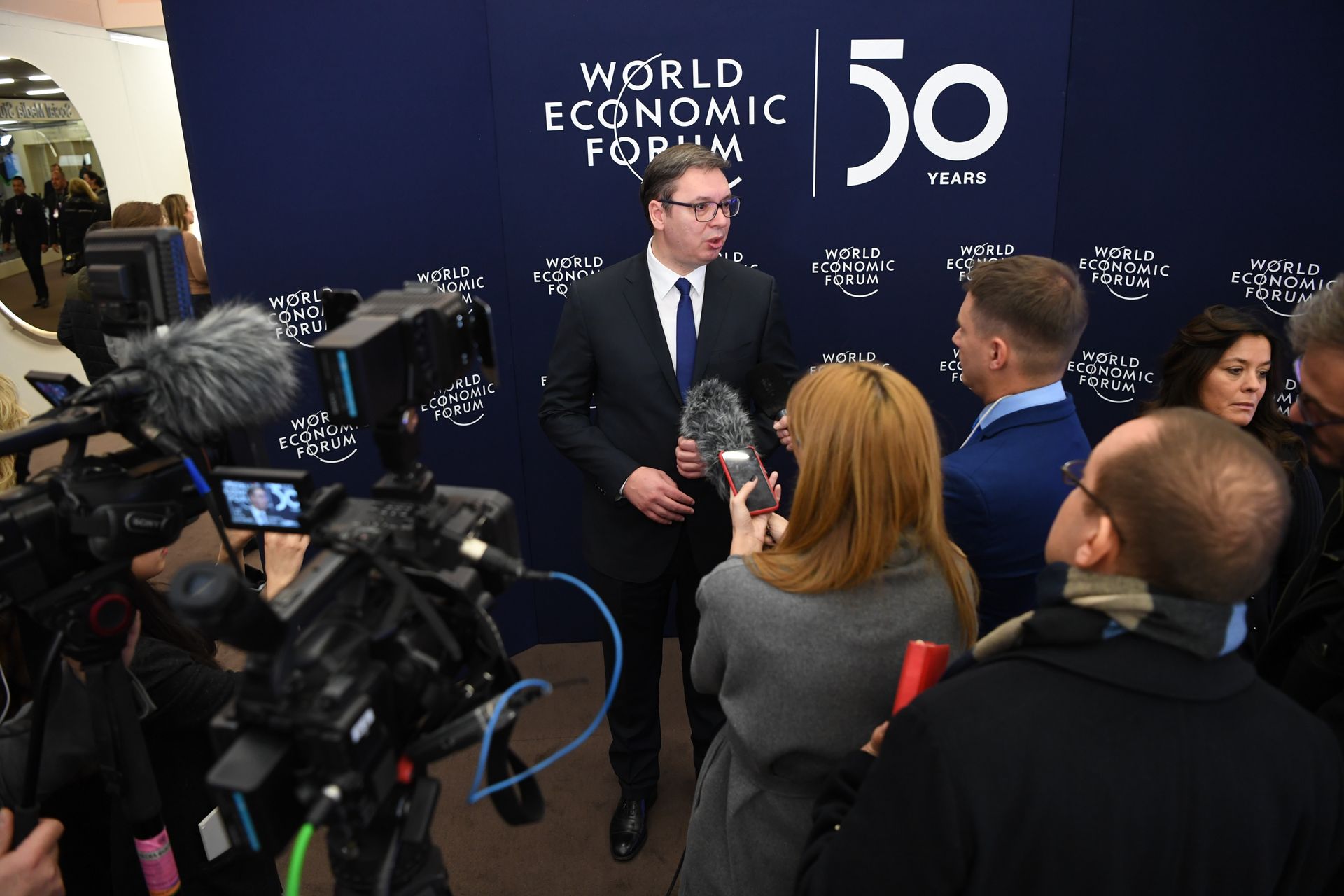 Predsednik Vučić na godišnjem sastanku Svetskog ekonomskog foruma u Davosu, Aleksandar Vučić Davos