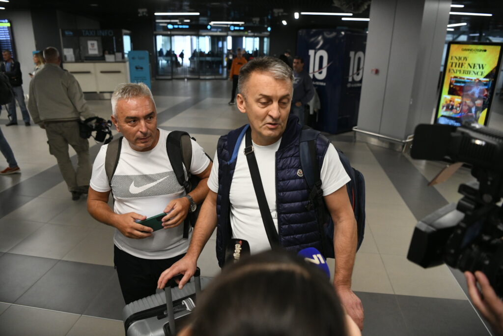 Beograd 08.10.2023. Aerodrom Nikola Tesla, putnici evakuisani iz Izraela, let iz Tel Aviva Foto: Vesna Lalić/Nova.rs