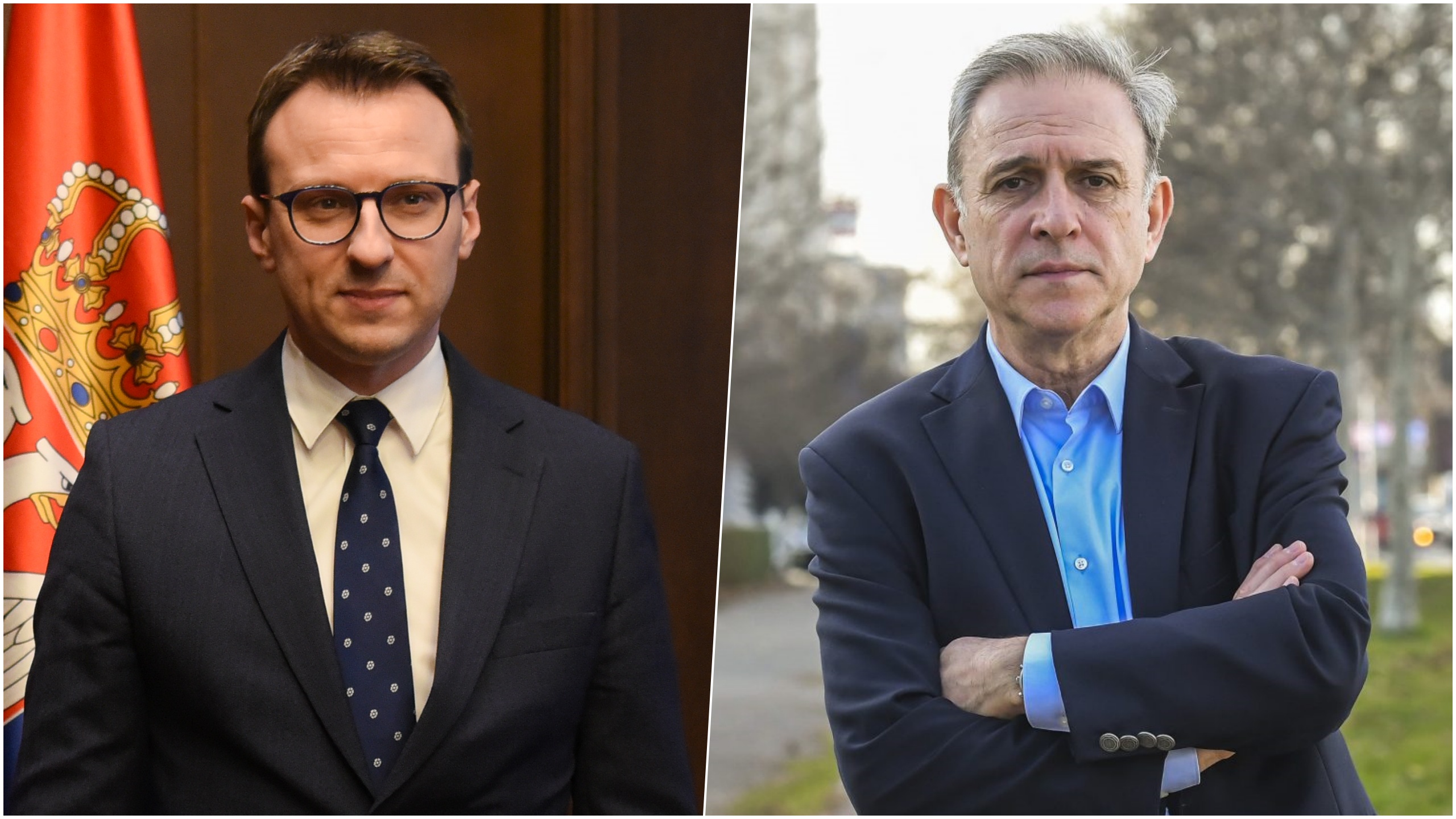 Petar Petković i Zdravko Ponoš Foto: TANJUG/ MILOŠ MILIVOJEVIĆ/Goran Srdanov/Nova.rs