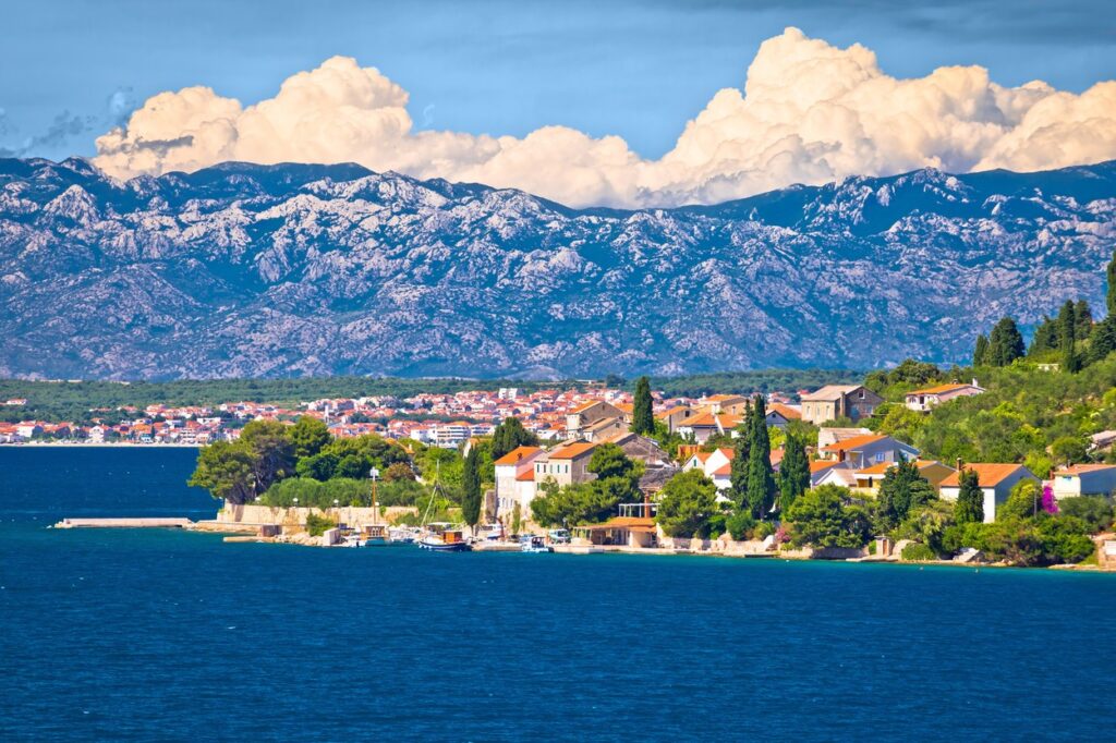 Island of Osljak,  Zadar and Velebit mountain view,  Dalmatia,  Croatia,Image: 309826203, License: Royalty-free, Restrictions: , Model Release: no, Credit line: Dalibor Brlek / Panthermedia / Profimedia