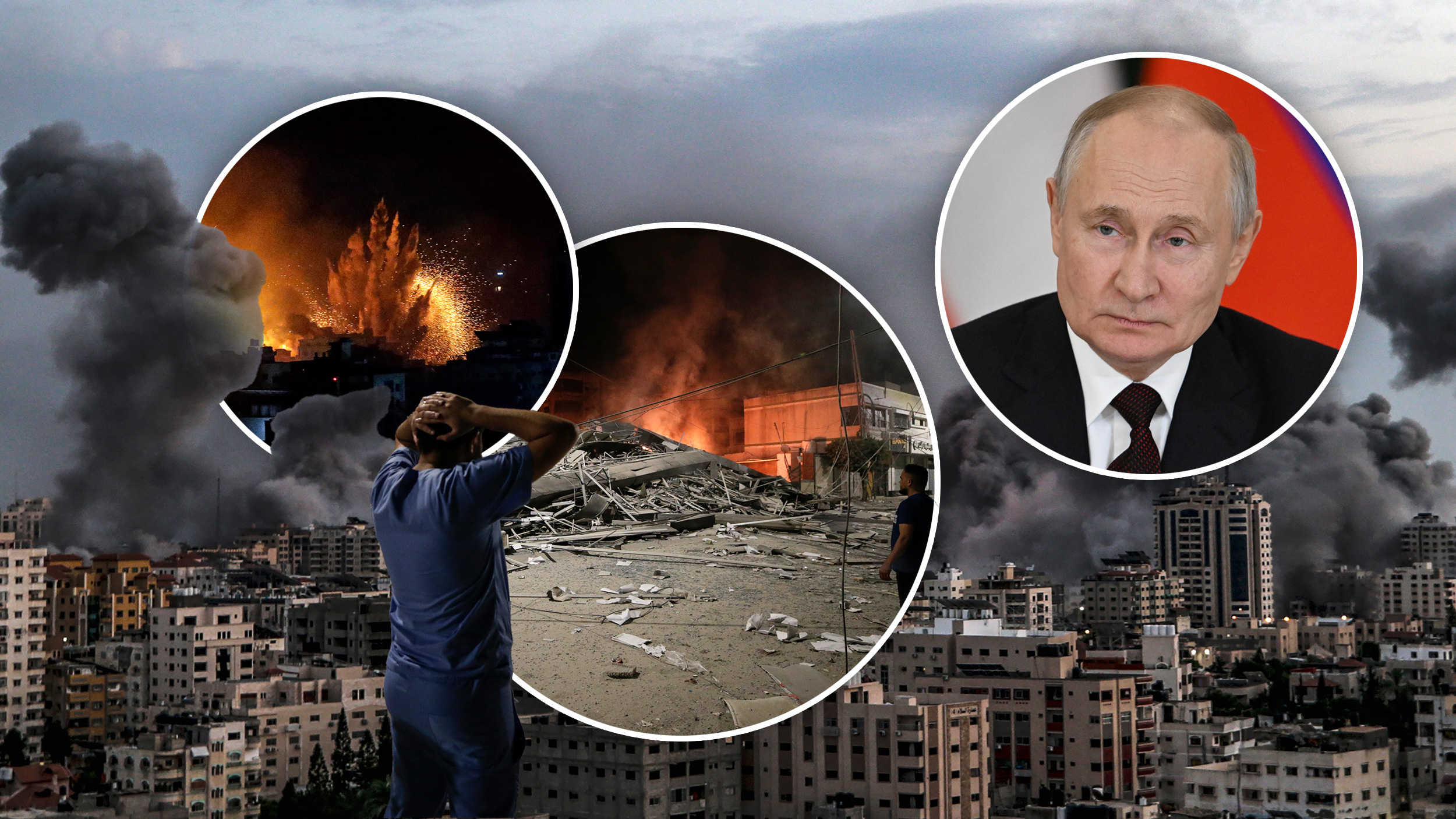 Izrael Palestina rat, Vladimir Putin