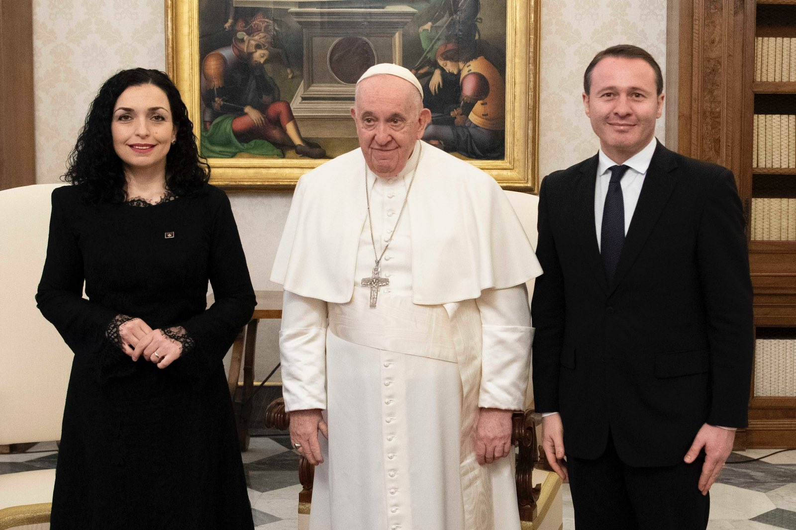 vjosa oismani i papa franja