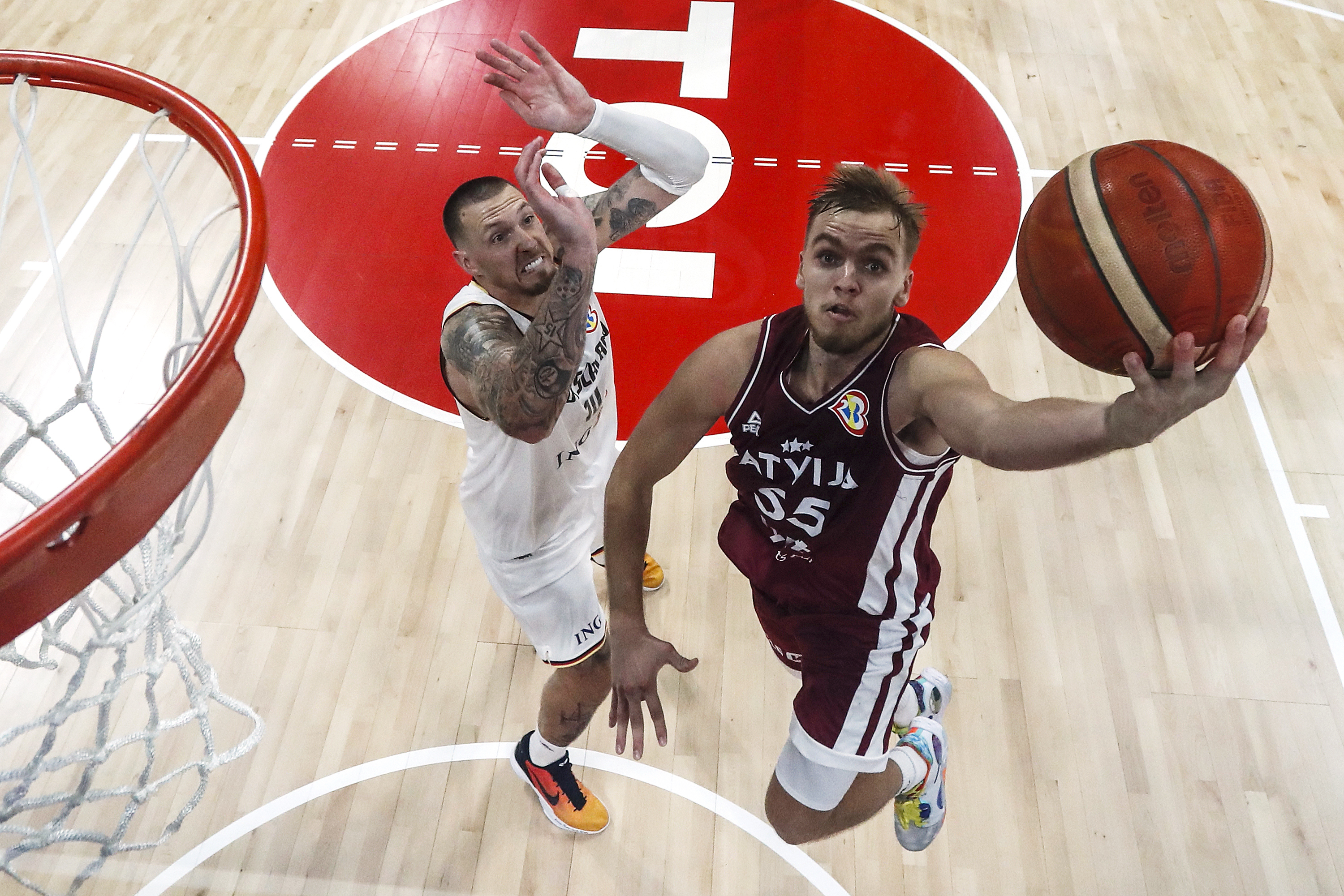 World Cup Germany Latvia Basketball