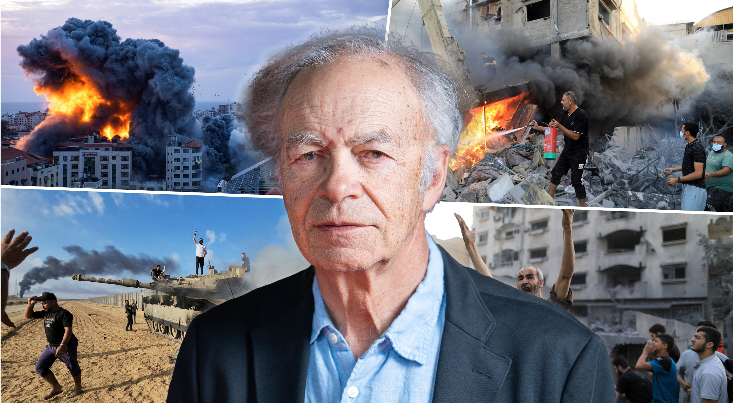 Piter Singer, Izrael rat kombo