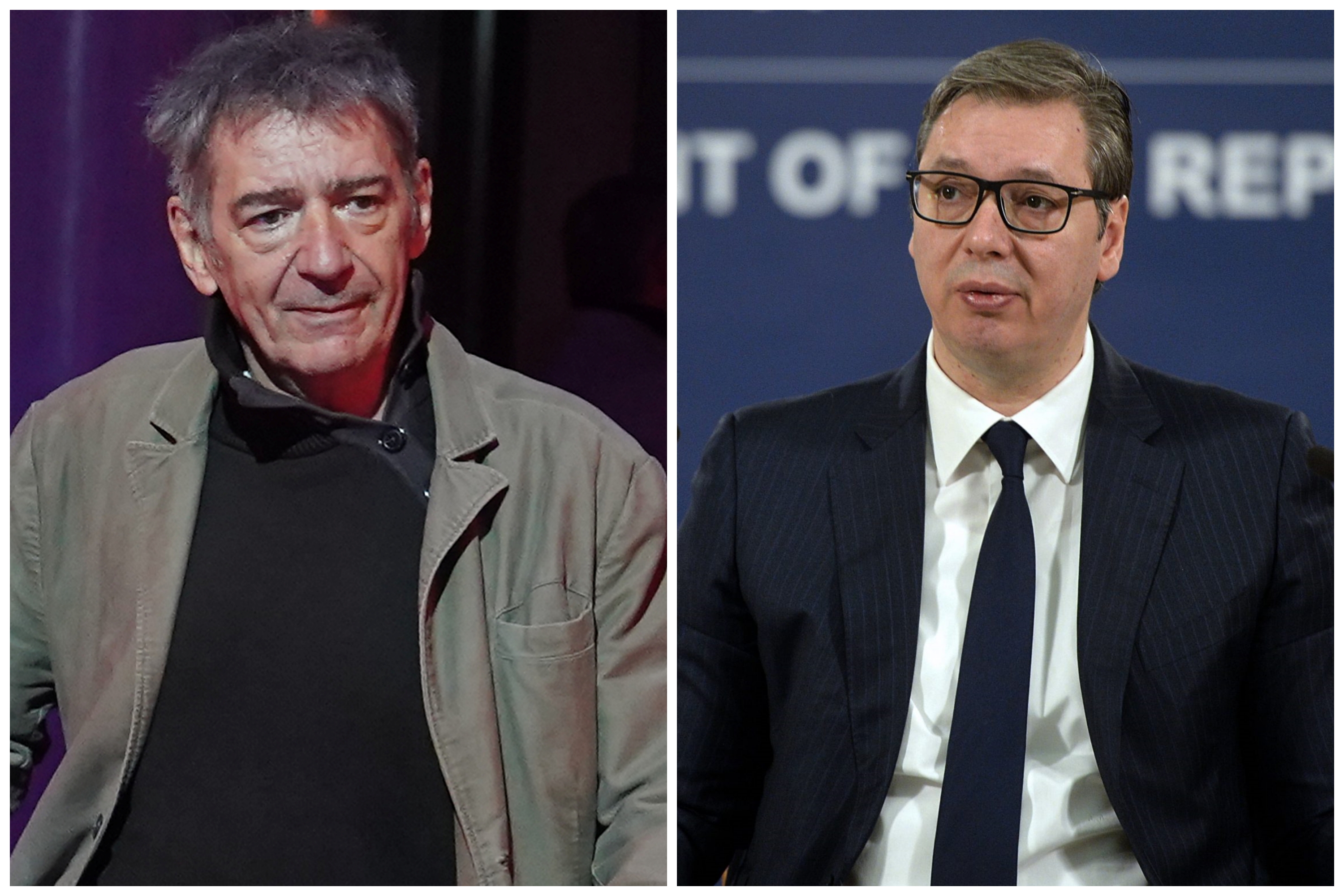 Miki Manojlović i Aleksandar Vučić