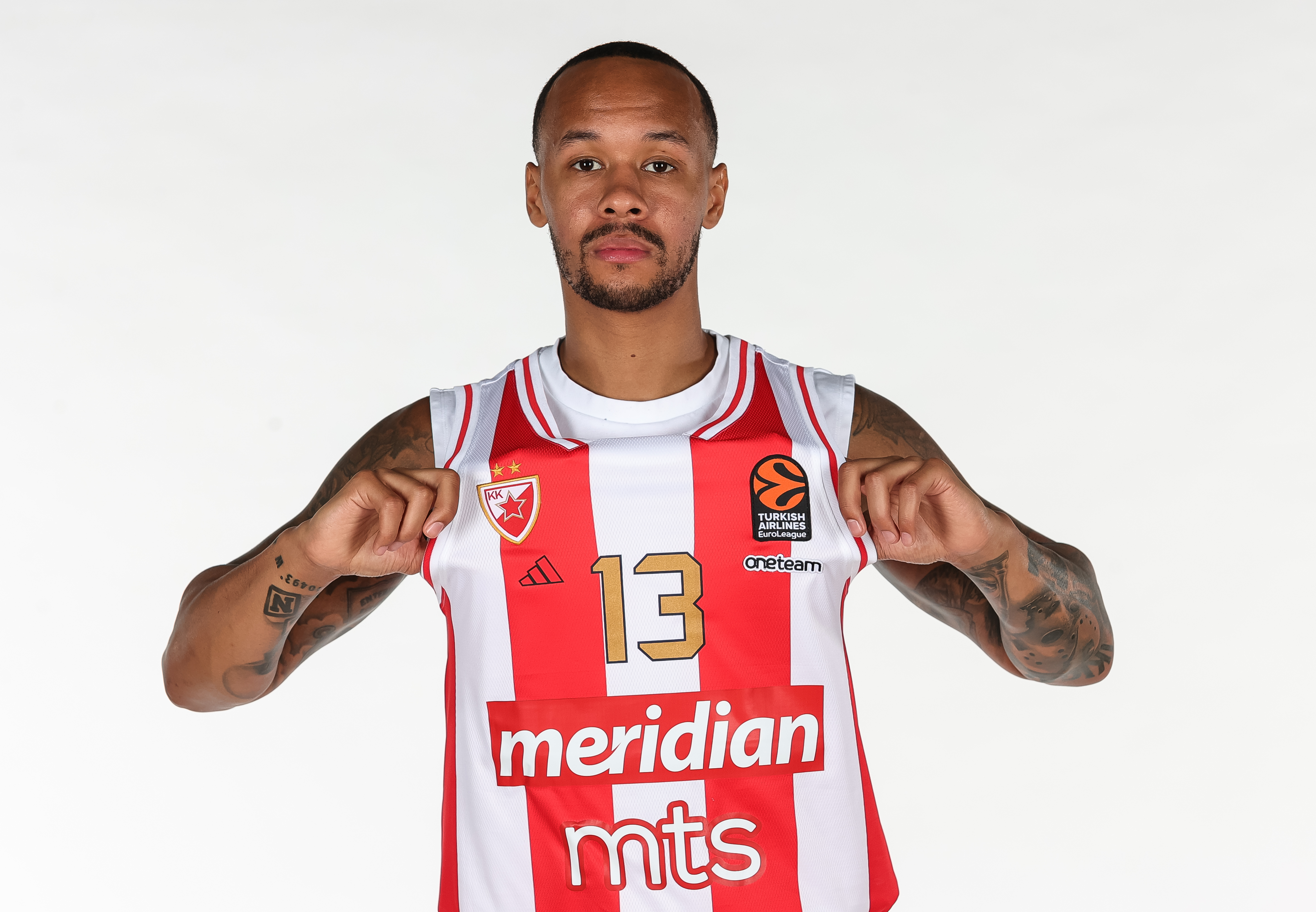 Shabazz Napier during the 2023/2024 Turkish Airlines EuroLeague Media Day at Aleksandar Nikolic Hall on September 26, 2023 in Belgrade, Serbia. (Photo by Srdjan Stevanovic/Starsport.rs ©)