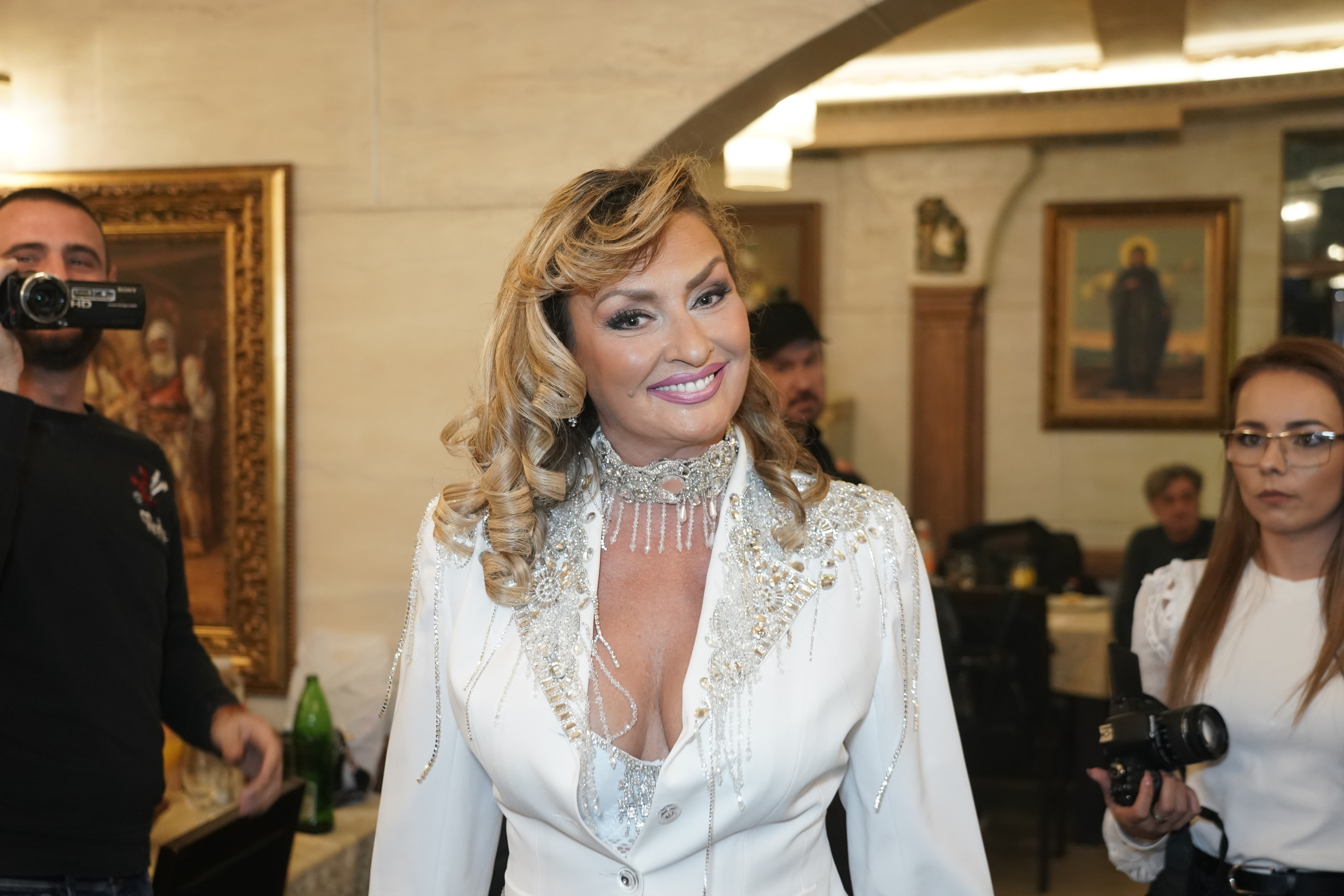 Recording of the New Year's program of DM Sat television in Villa Jelena 012.Snimanje novogodisnjeg programa DM Sat televizije u Vili Jelena 012.