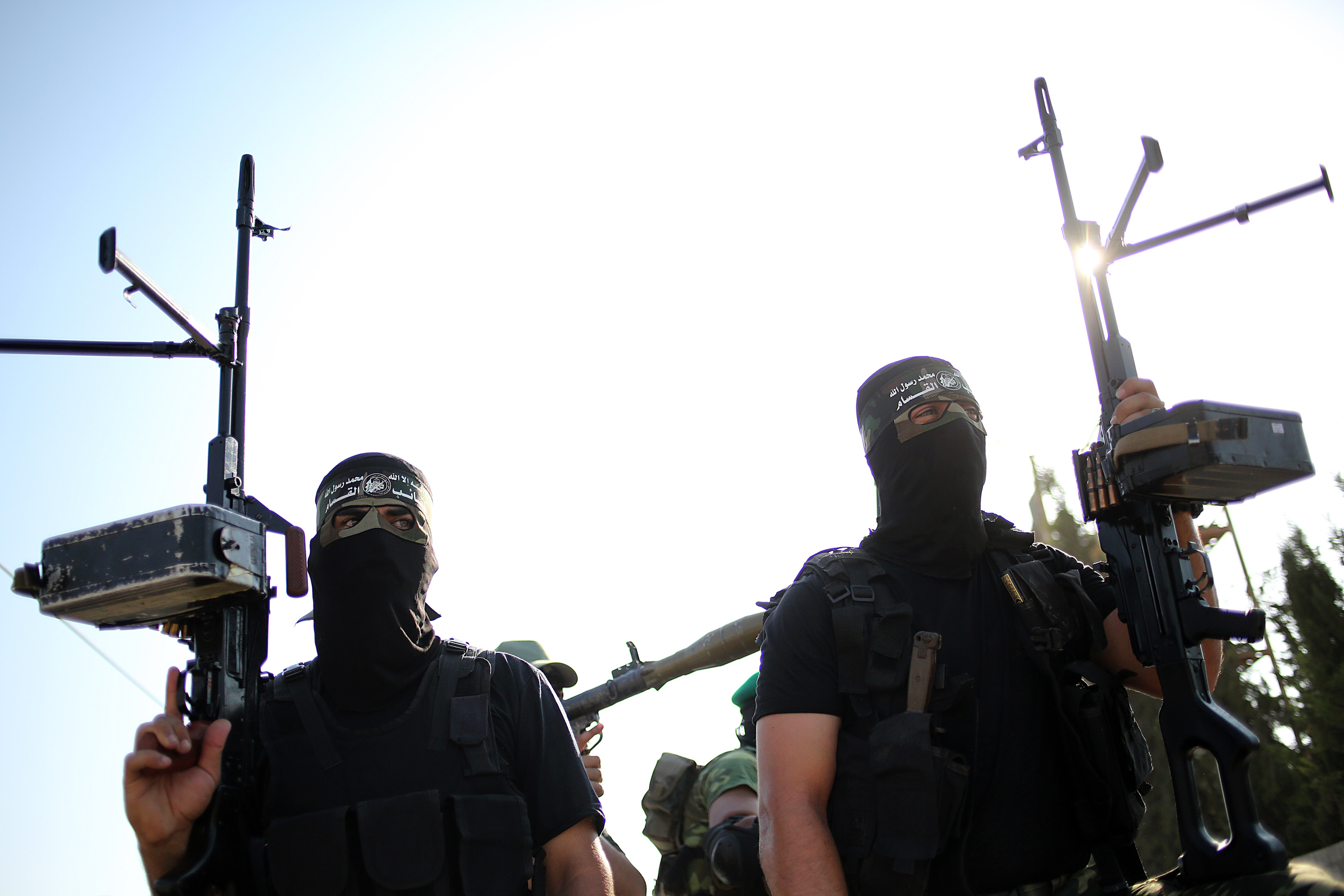 Al-Qassam Brigades parade in Gaza