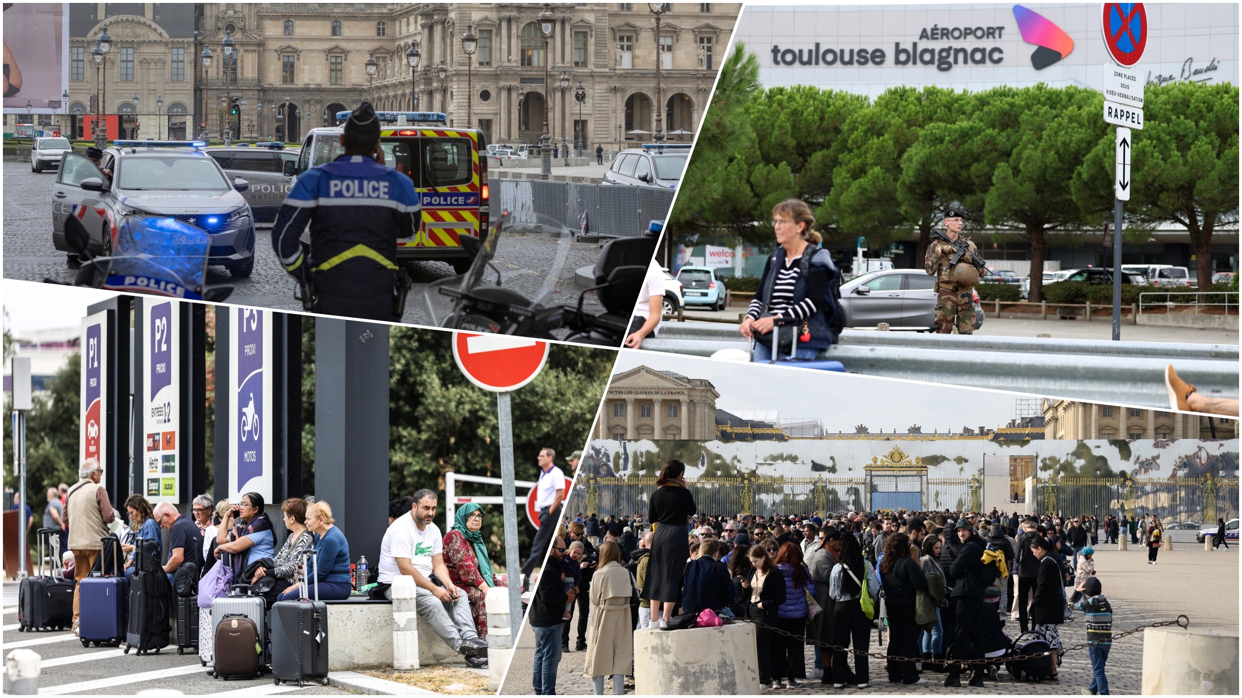 Francuska, evakuacija, Luvr, Versaj, aerodrom, kombo