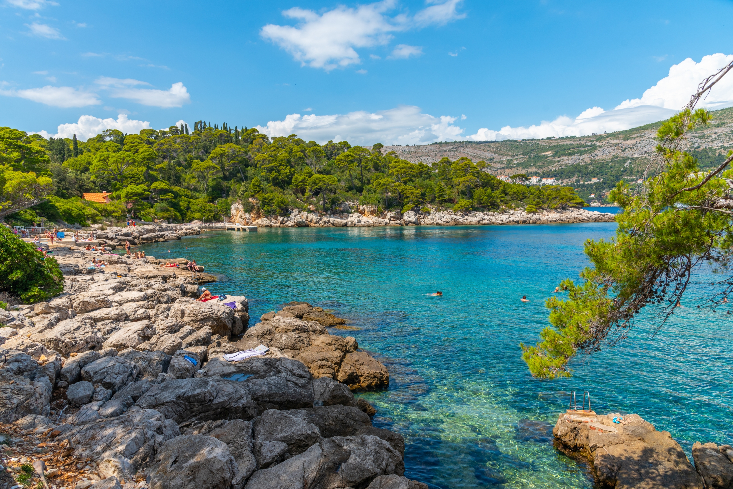 Rocky,Beach,At,Lokrum,Island,Near,Dubrovnik,,Croatia