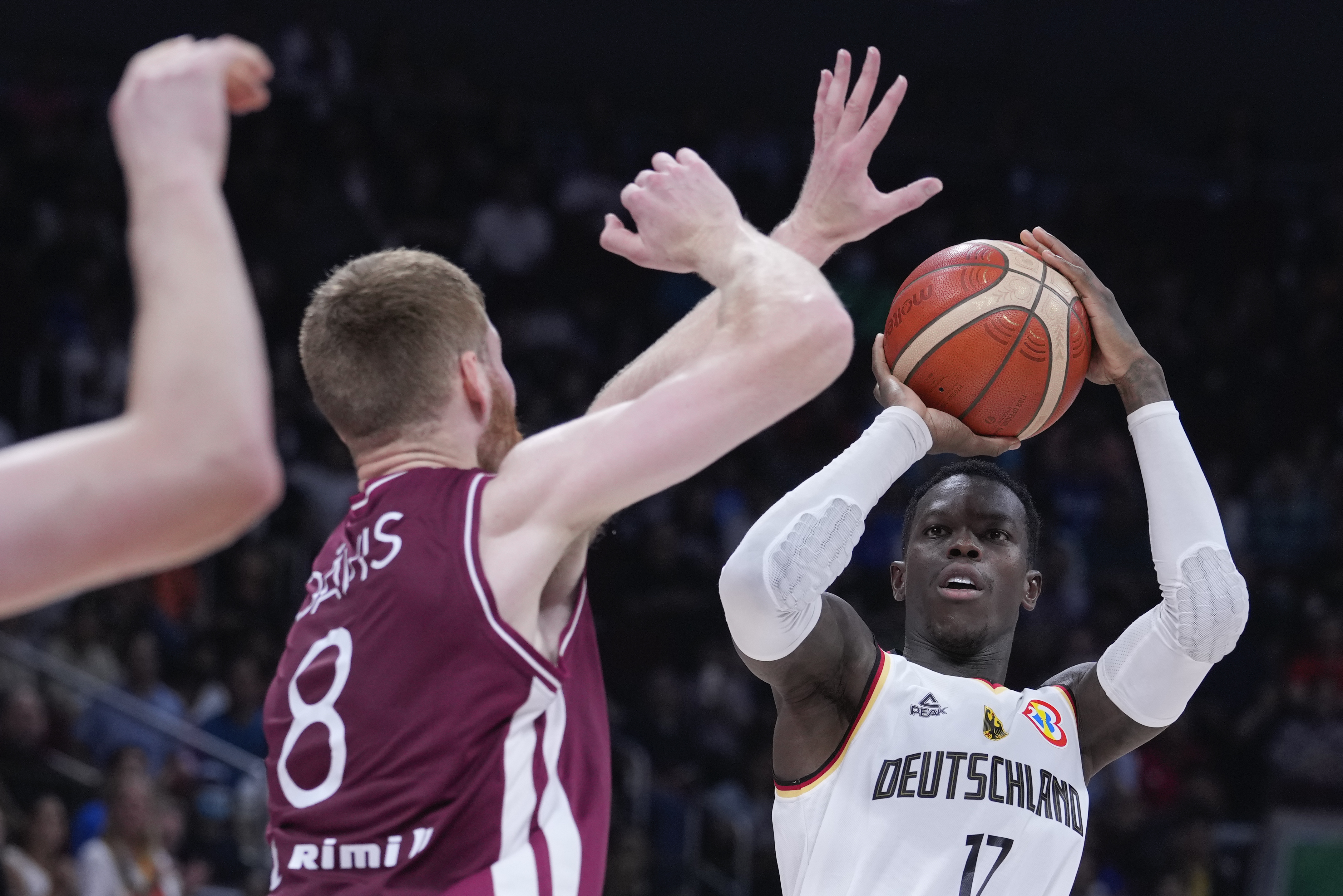 World Cup Germany Latvia Basketball