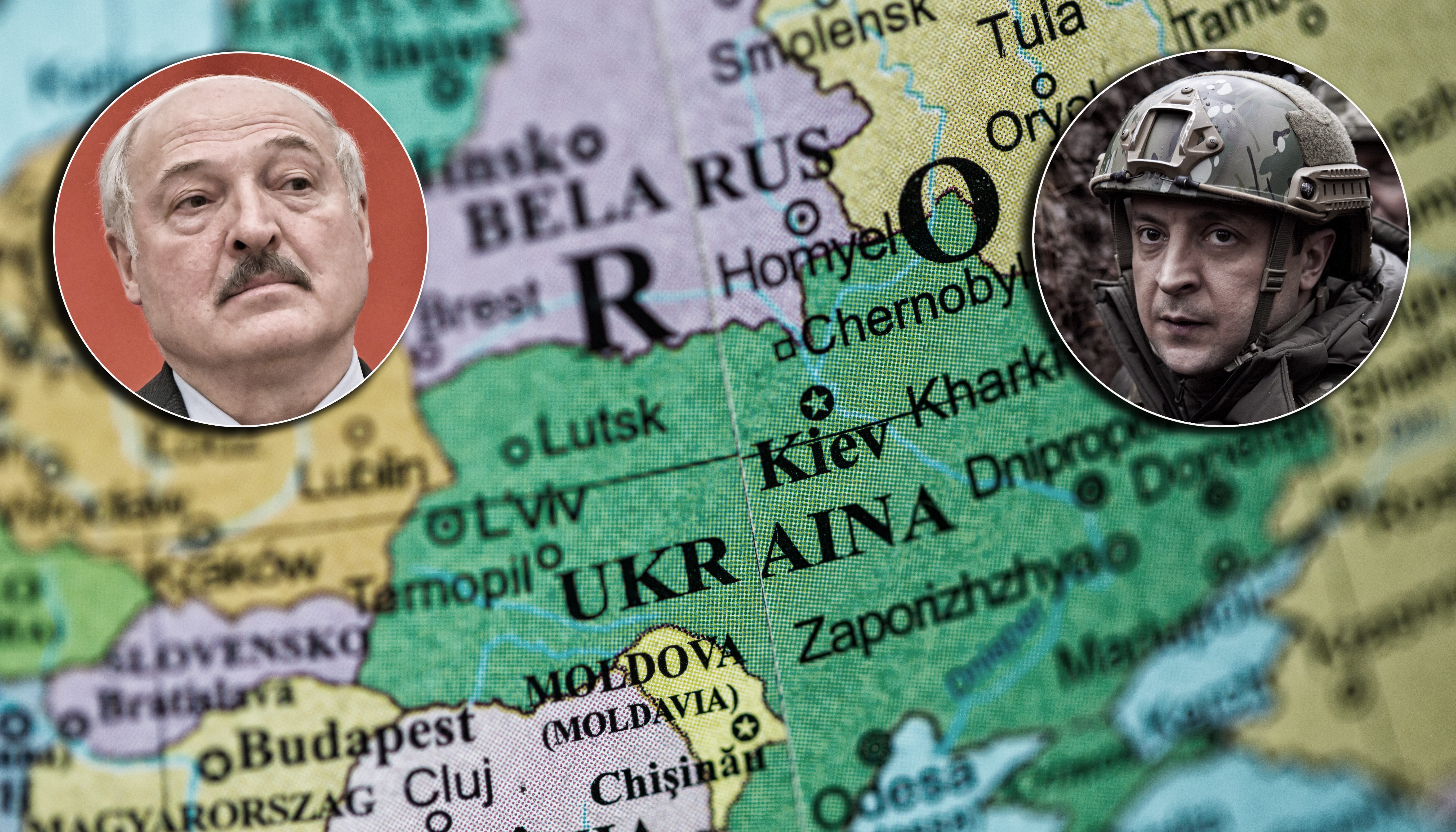 Map,View,Of,Ukraine,On,A,Geographical,Globe.